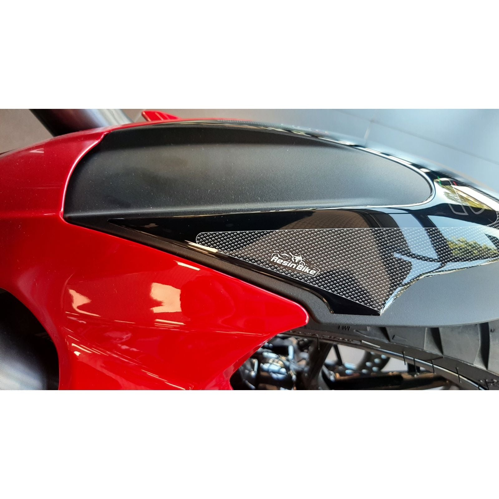 Resin Bike 3D Motorcycle Stickers - Front Fender | Ducati Multistrada V4 1100 2023>Current -   Pyramid Motorcycle Accessories
