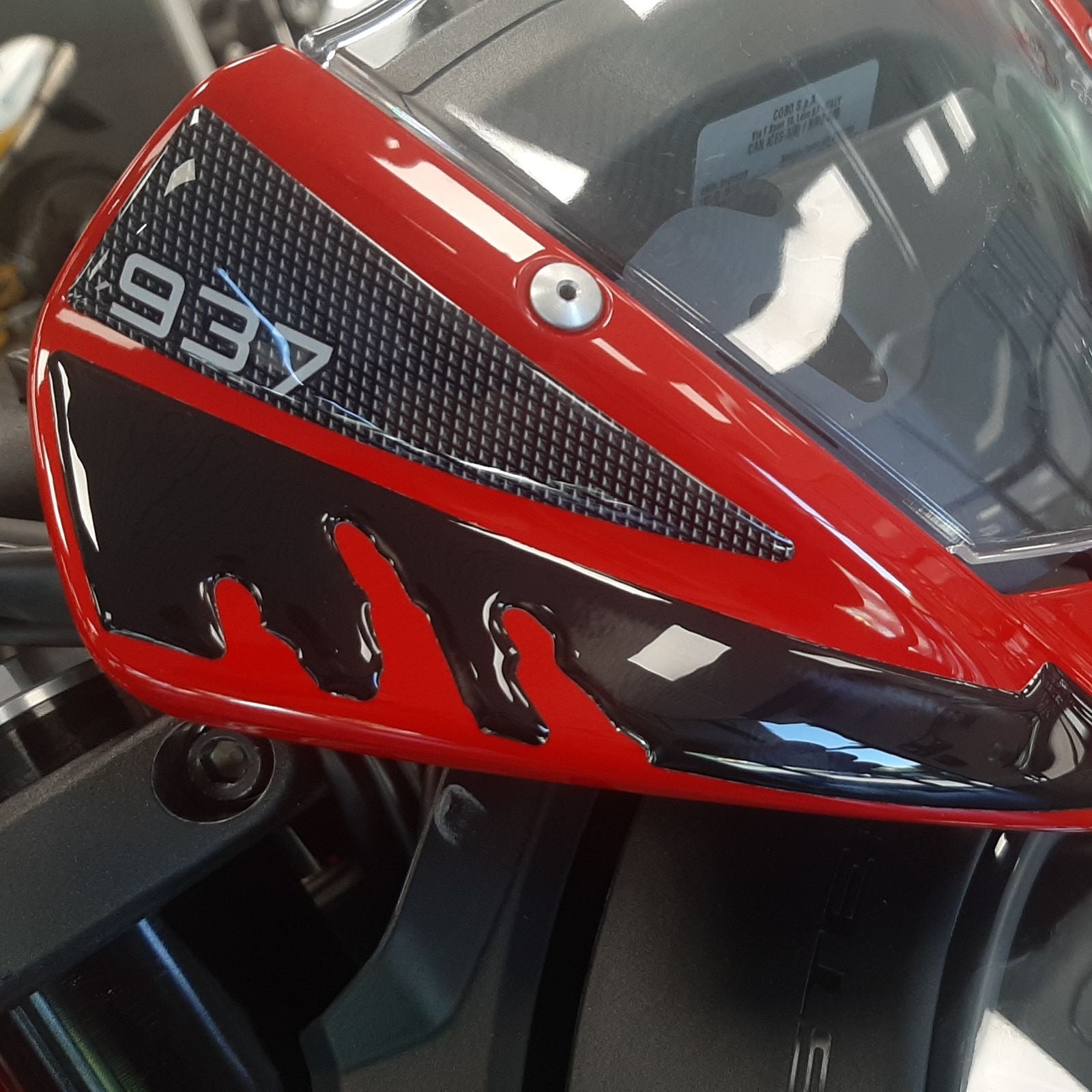 Resin Bike 3D Motorcycle Stickers - Windshield | Ducati Monster 937+ 2021>2025 -   Pyramid Motorcycle Accessories