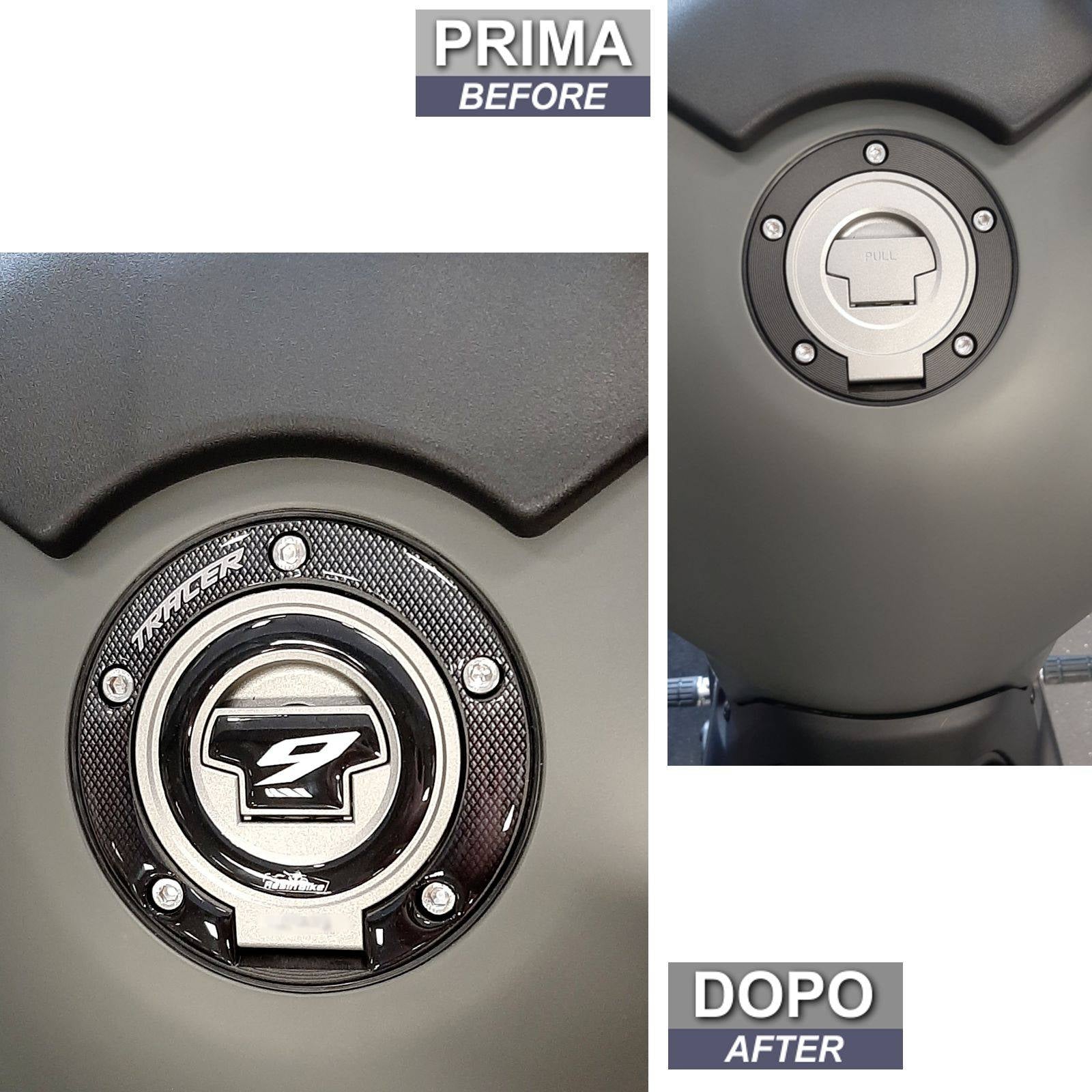Resin Bike 3D Motorcycle Stickers - Fuel Cap | Yamaha Tracer 9 2021>Current RB-1000444000009 -   Pyramid Motorcycle Accessories