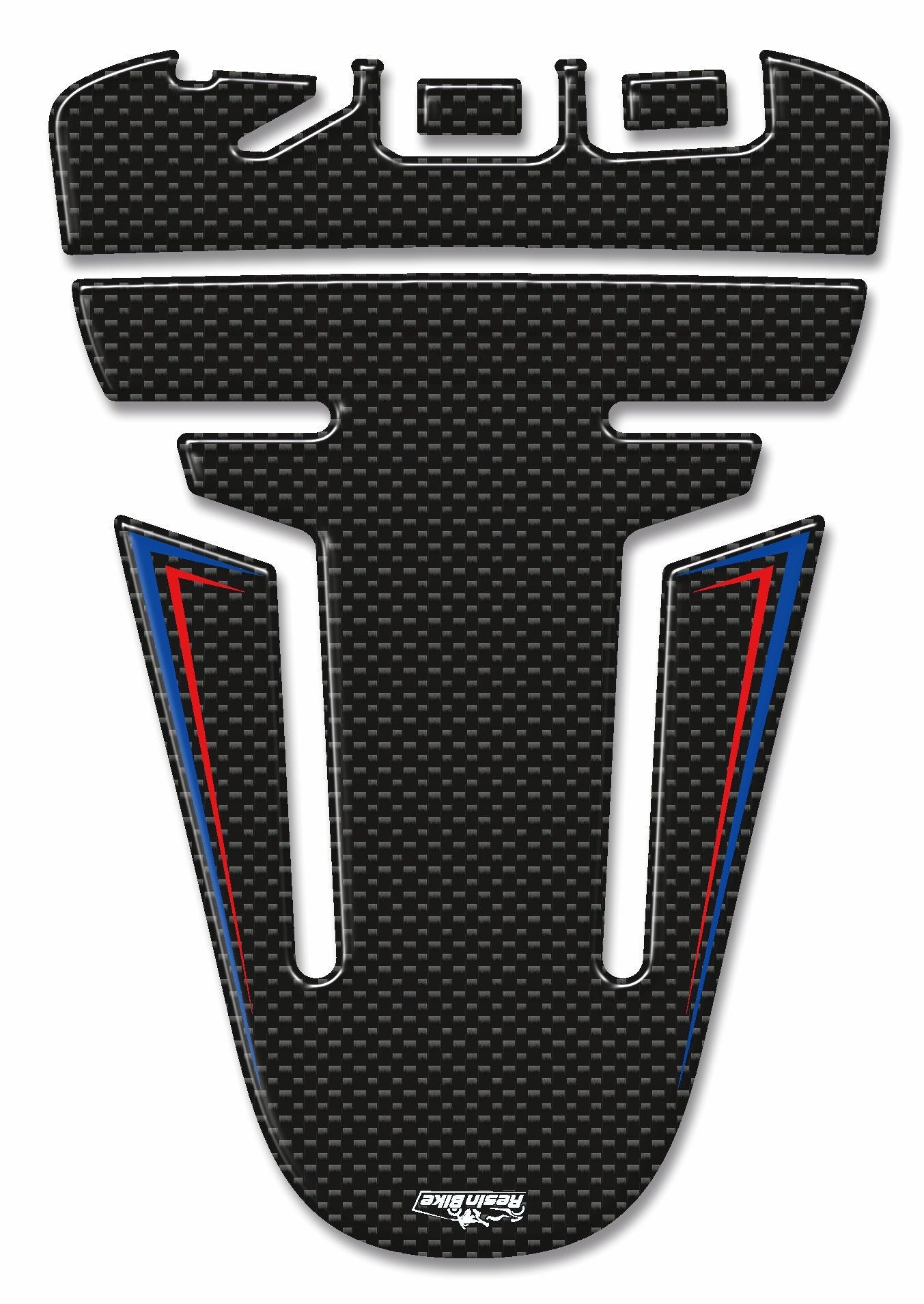 Resin Bike 3D Motorcycle Stickers - Footboard | Honda NC 700 D Integra 2012>2013 -   Pyramid Motorcycle Accessories