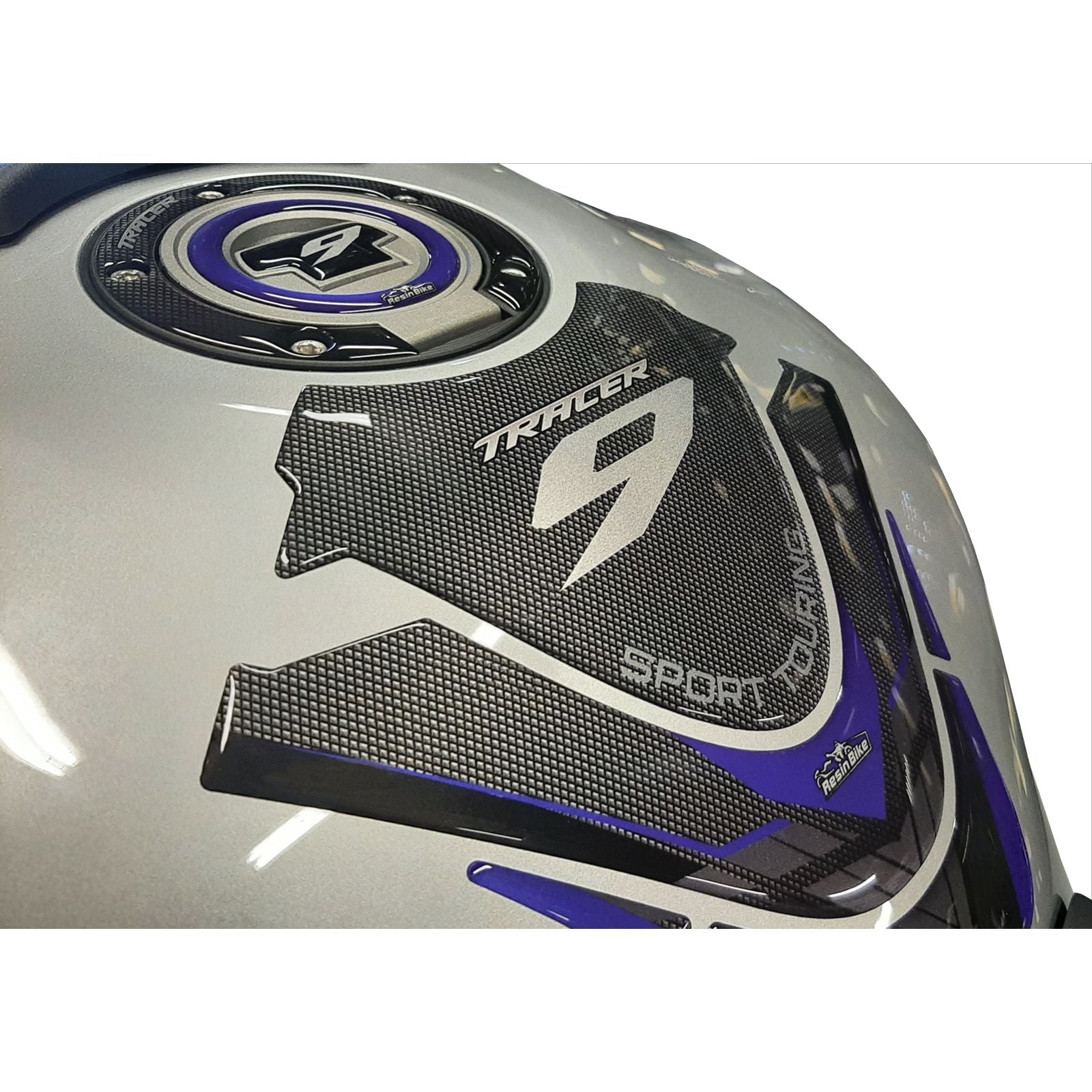 Resin Bike 3D Motorcycle Stickers - Tank Pad | Yamaha Tracer 9 2021>Current RB-1000445800004 -   Pyramid Motorcycle Accessories