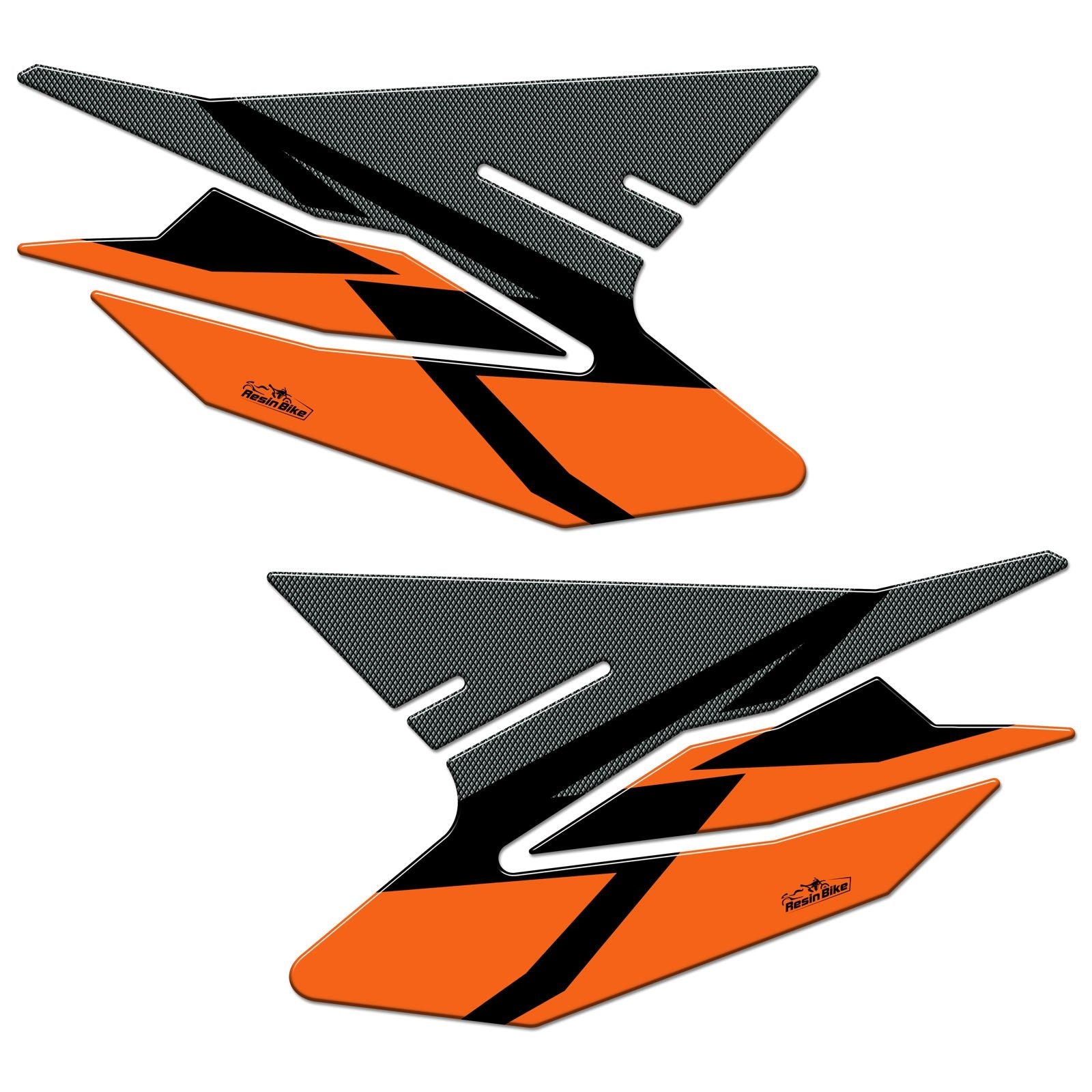 Resin Bike 3D Motorcycle Stickers - Tank Sides | KTM 890 Adventure R 2021>2025 -   Pyramid Motorcycle Accessories