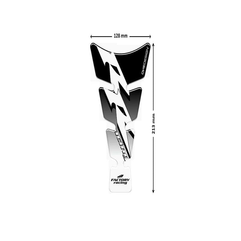 Puig Spirit Tank Pads | Black | Kawasaki -   Pyramid Motorcycle Accessories