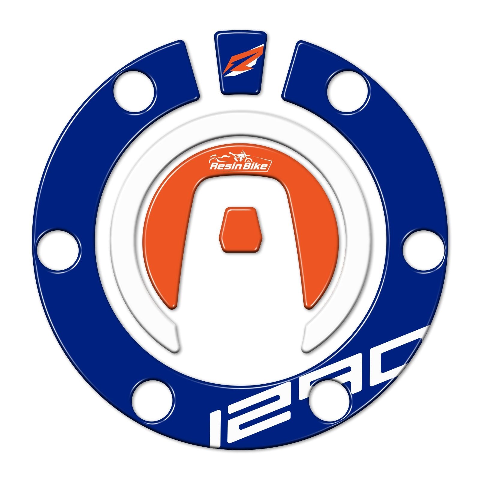 Resin Bike 3D Motorcycle Stickers - Fuel Cap | KTM 1290 Super Adventure R 2021>Current -   Pyramid Motorcycle Accessories