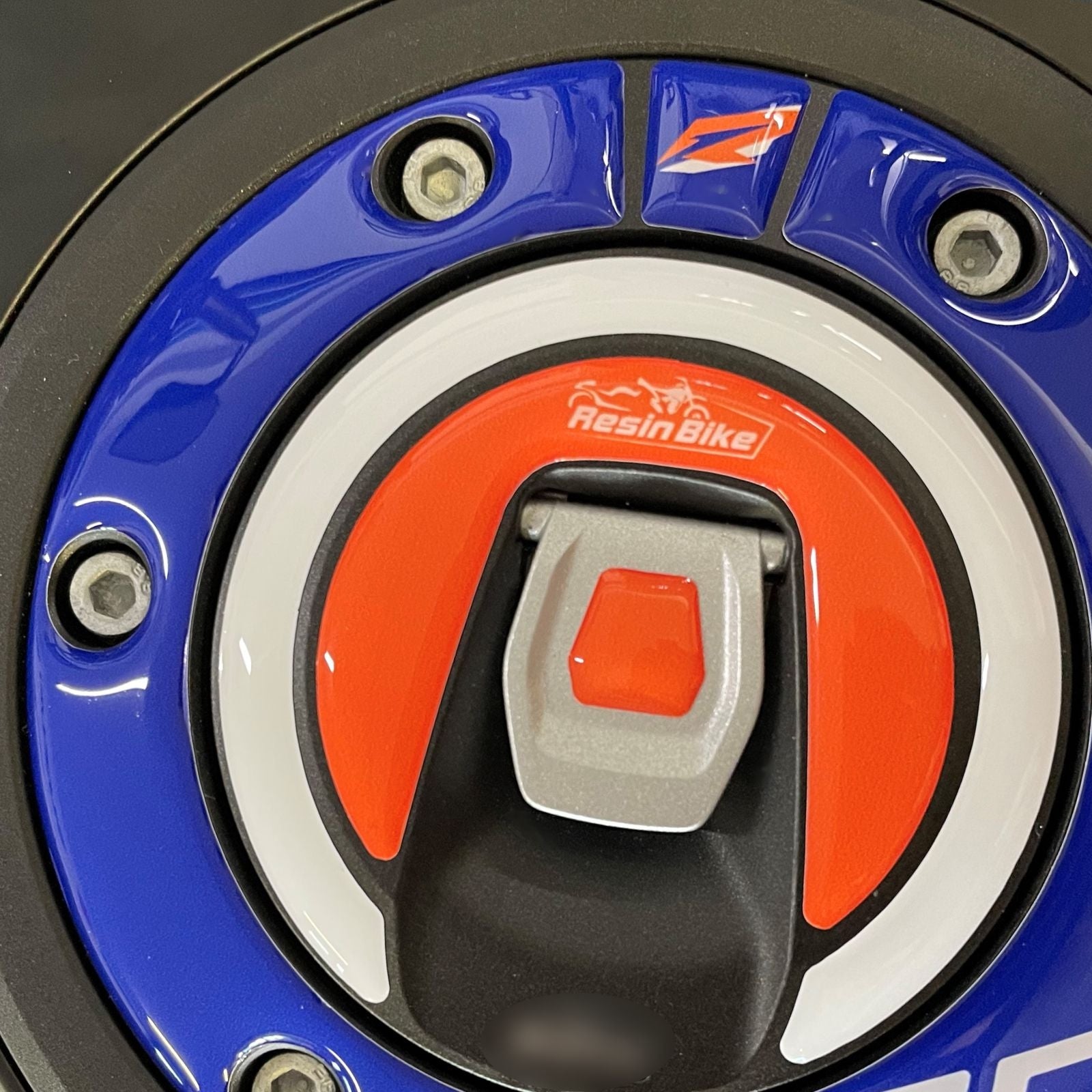 Resin Bike 3D Motorcycle Stickers - Fuel Cap | KTM 1290 Super Adventure R 2021>Current -   Pyramid Motorcycle Accessories