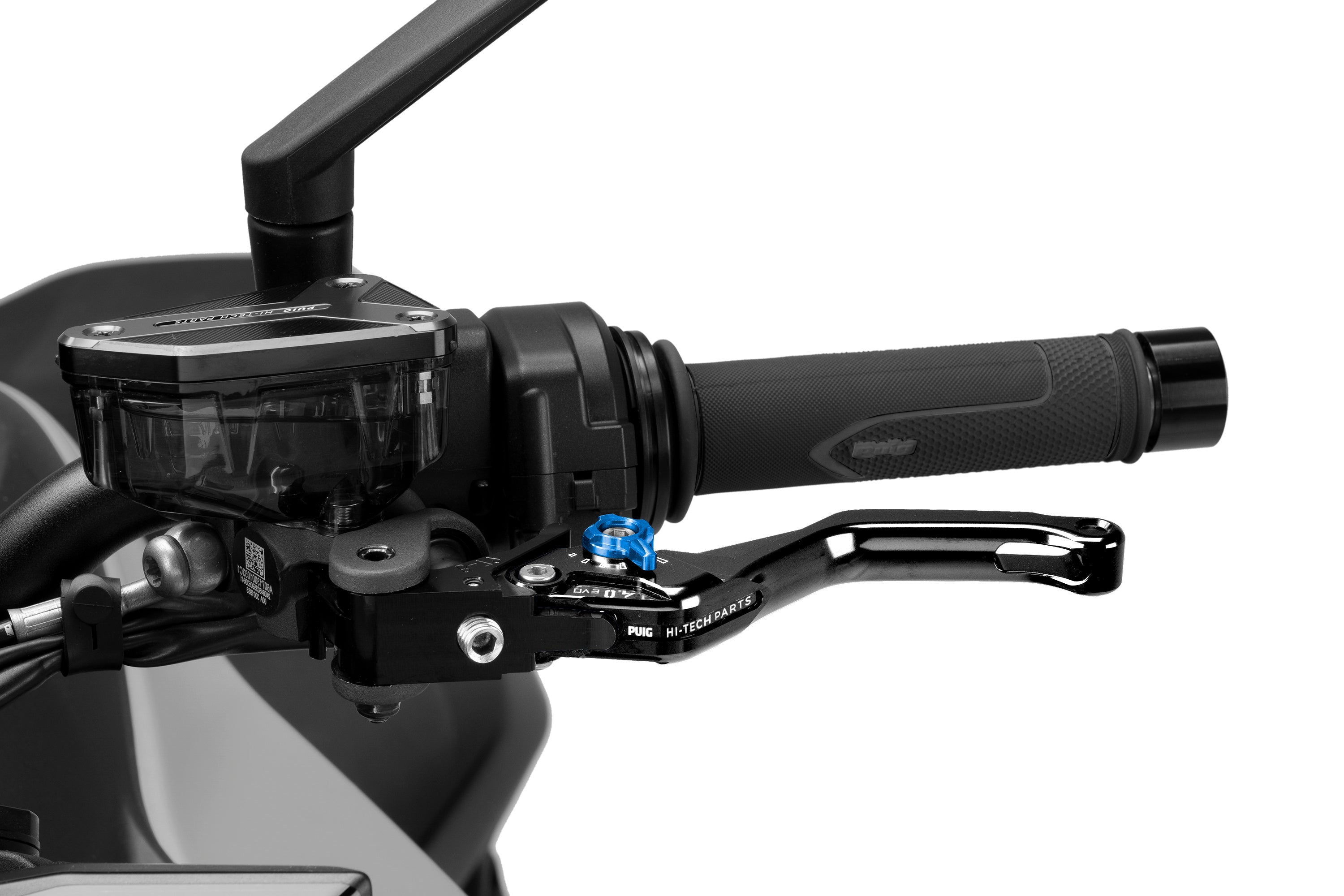 Puig 4.0 Lever - Short - Clutch/Rear Brake/Left Hand-M4230NA-Levers-Pyramid Motorcycle Accessories