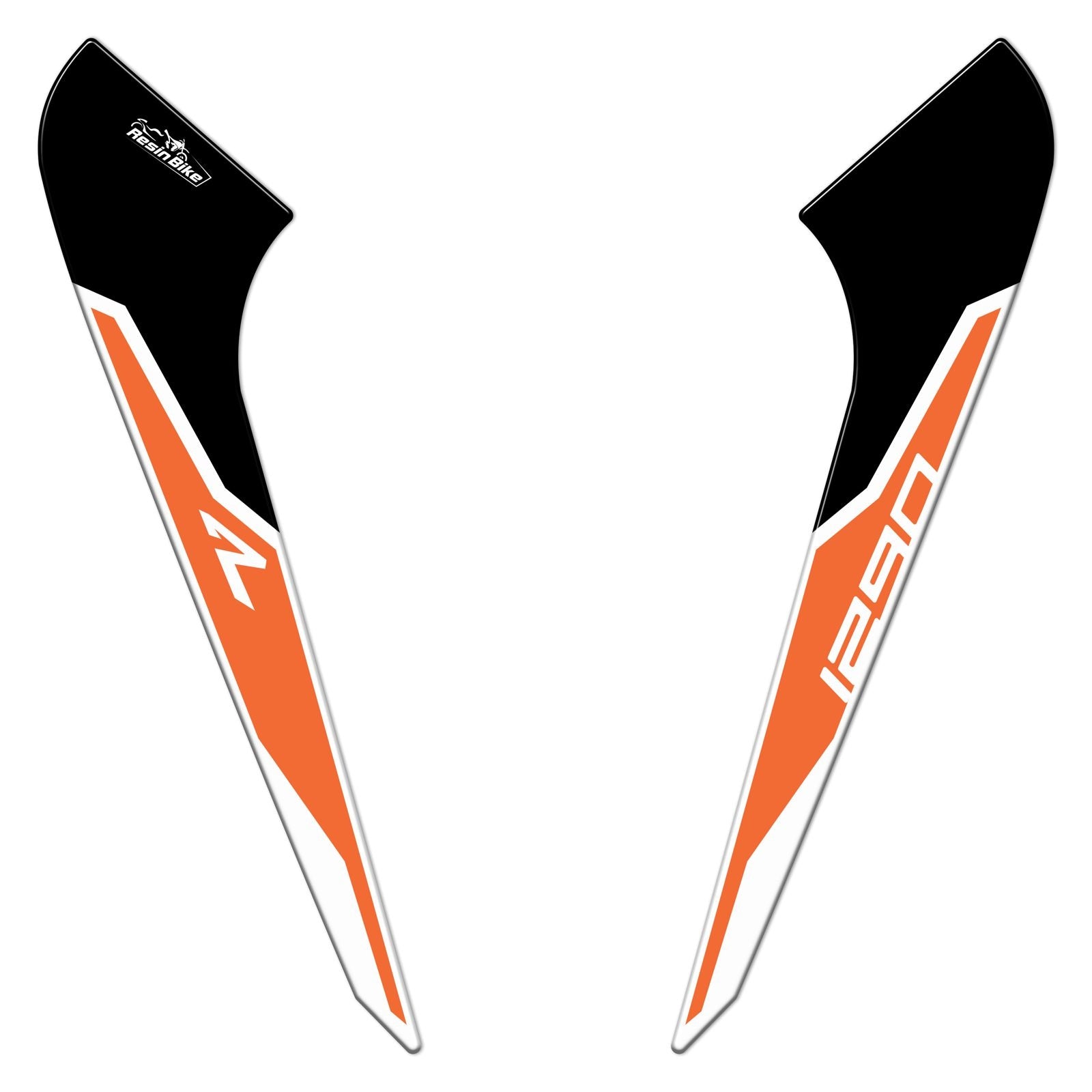 Resin Bike 3D Motorcycle Stickers - Front Fender | KTM 1290 Super Adventure R 2021>Current RB-1000448400003 -   Pyramid Motorcycle Accessories