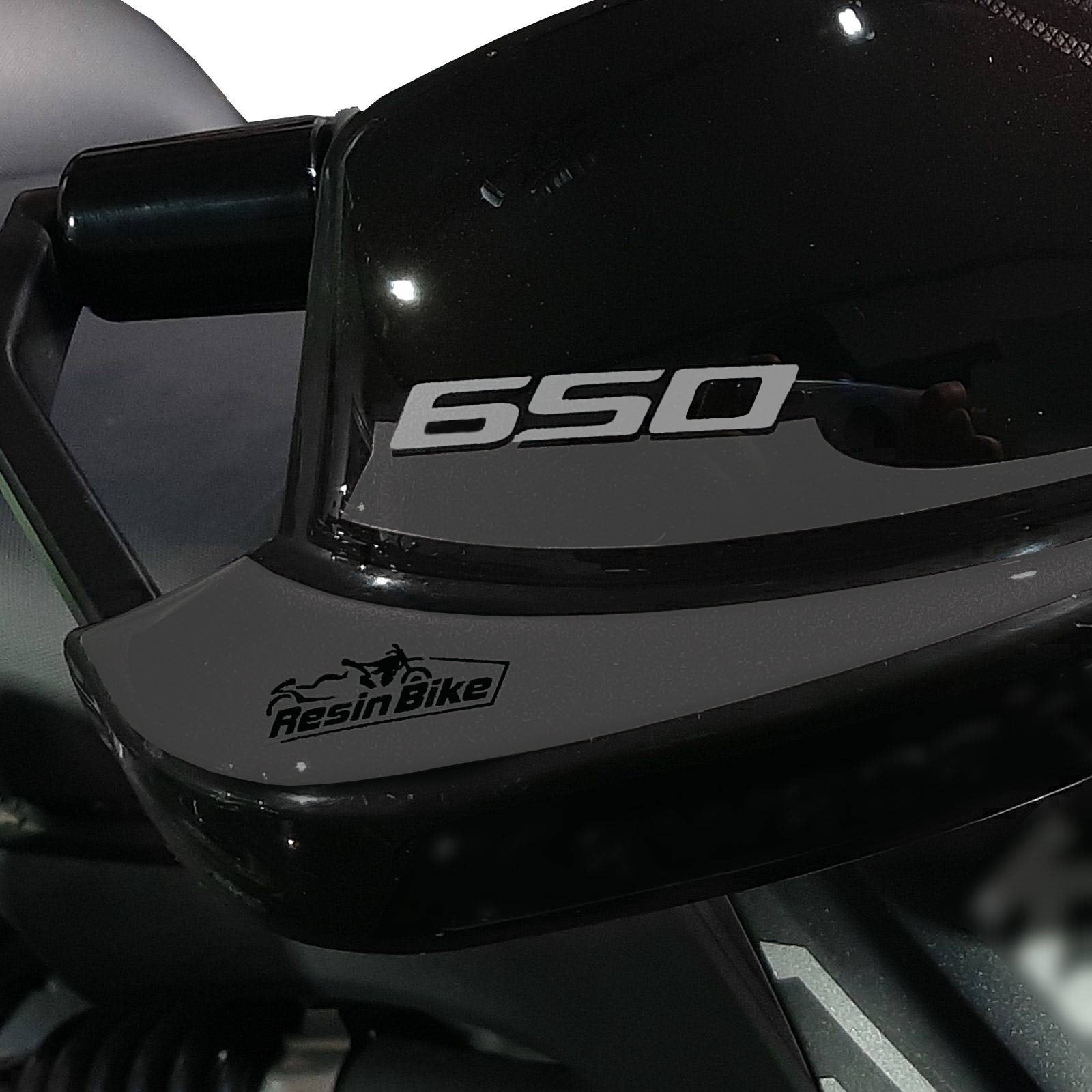 Resin Bike 3D Motorcycle Stickers - Handguards | Kawasaki Versys 650 2017>2021 -   Pyramid Motorcycle Accessories