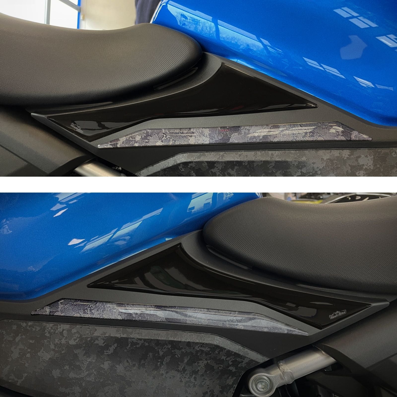 Resin Bike 3D Motorcycle Stickers - Underseat | Suzuki GSX-S1000 2021>2026 -   Pyramid Motorcycle Accessories