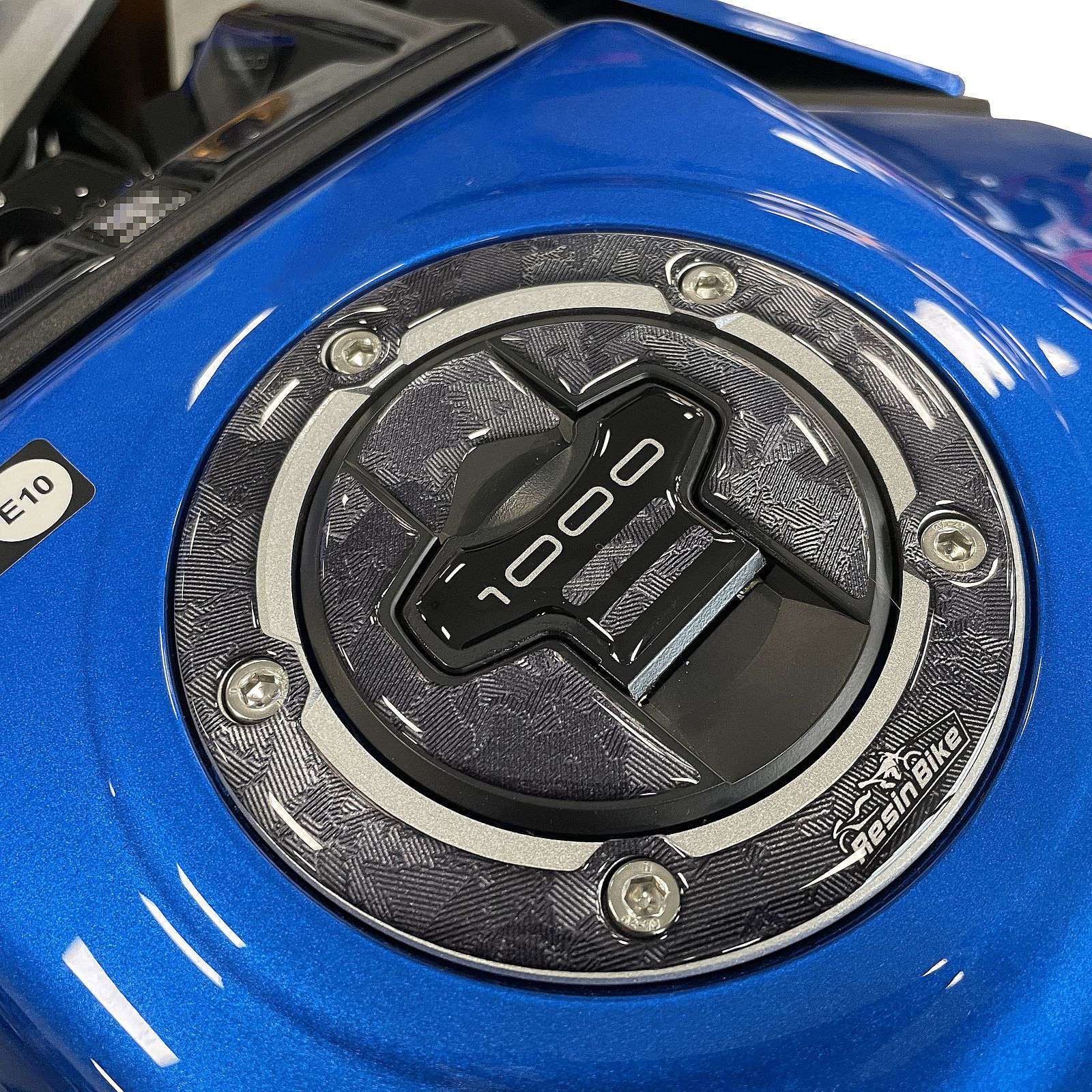 Resin Bike 3D Motorcycle Stickers - Fuel Cap | Suzuki GSX-S1000 2021>2026 -   Pyramid Motorcycle Accessories