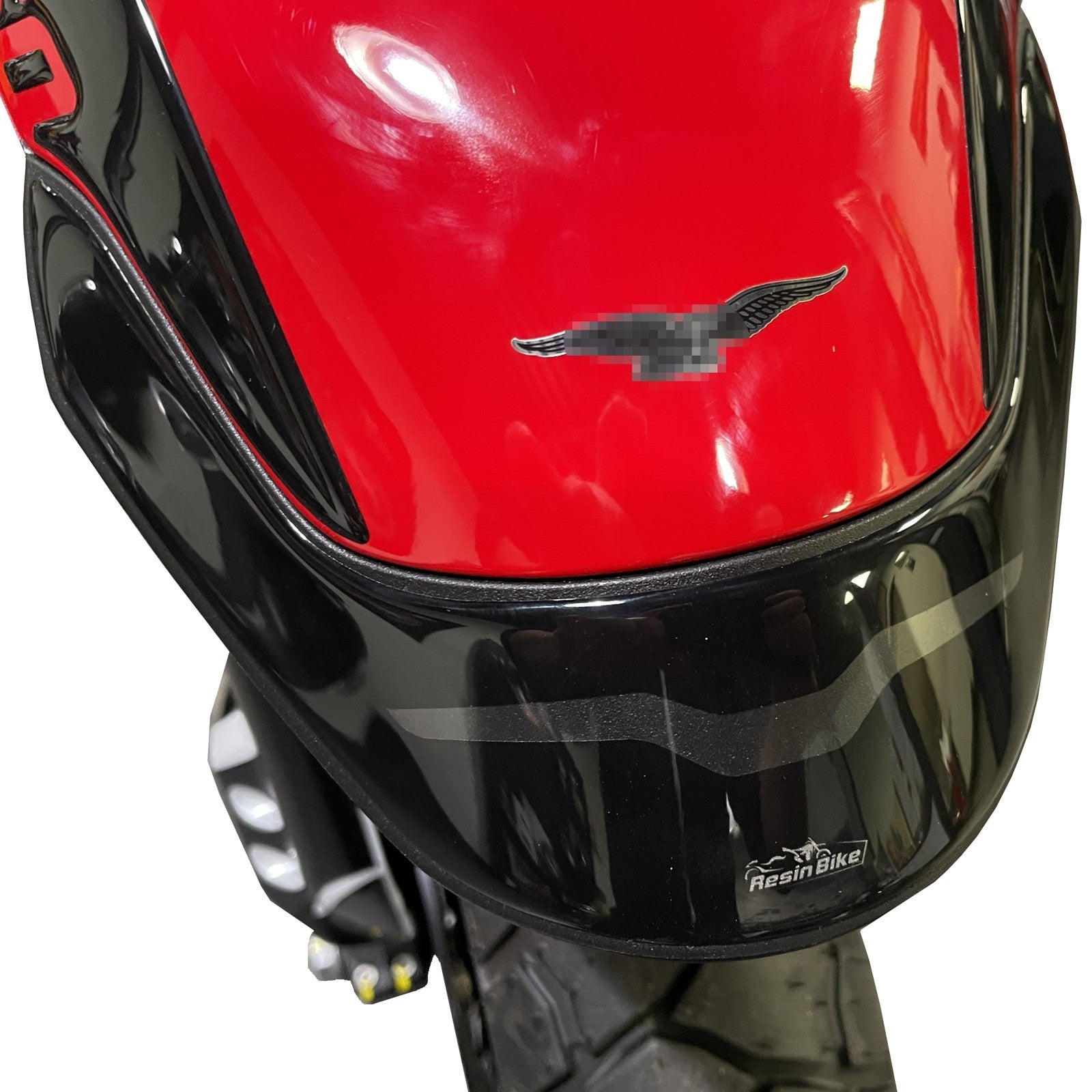 Resin Bike 3D Motorcycle Stickers - Front Fender | Moto Guzzi V85 TT 2021>2022 -   Pyramid Motorcycle Accessories