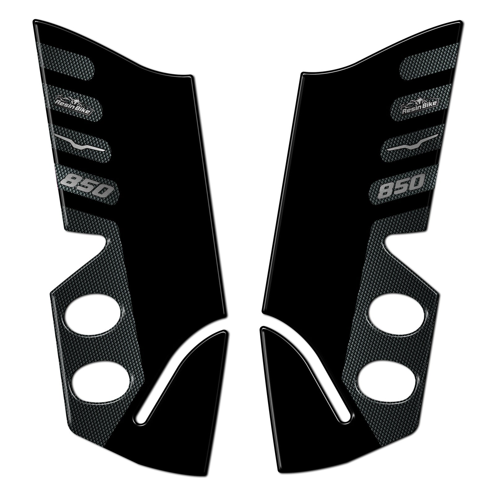 Resin Bike 3D Motorcycle Stickers - Side Panels | Moto Guzzi V85 TT 2021>2022 -   Pyramid Motorcycle Accessories