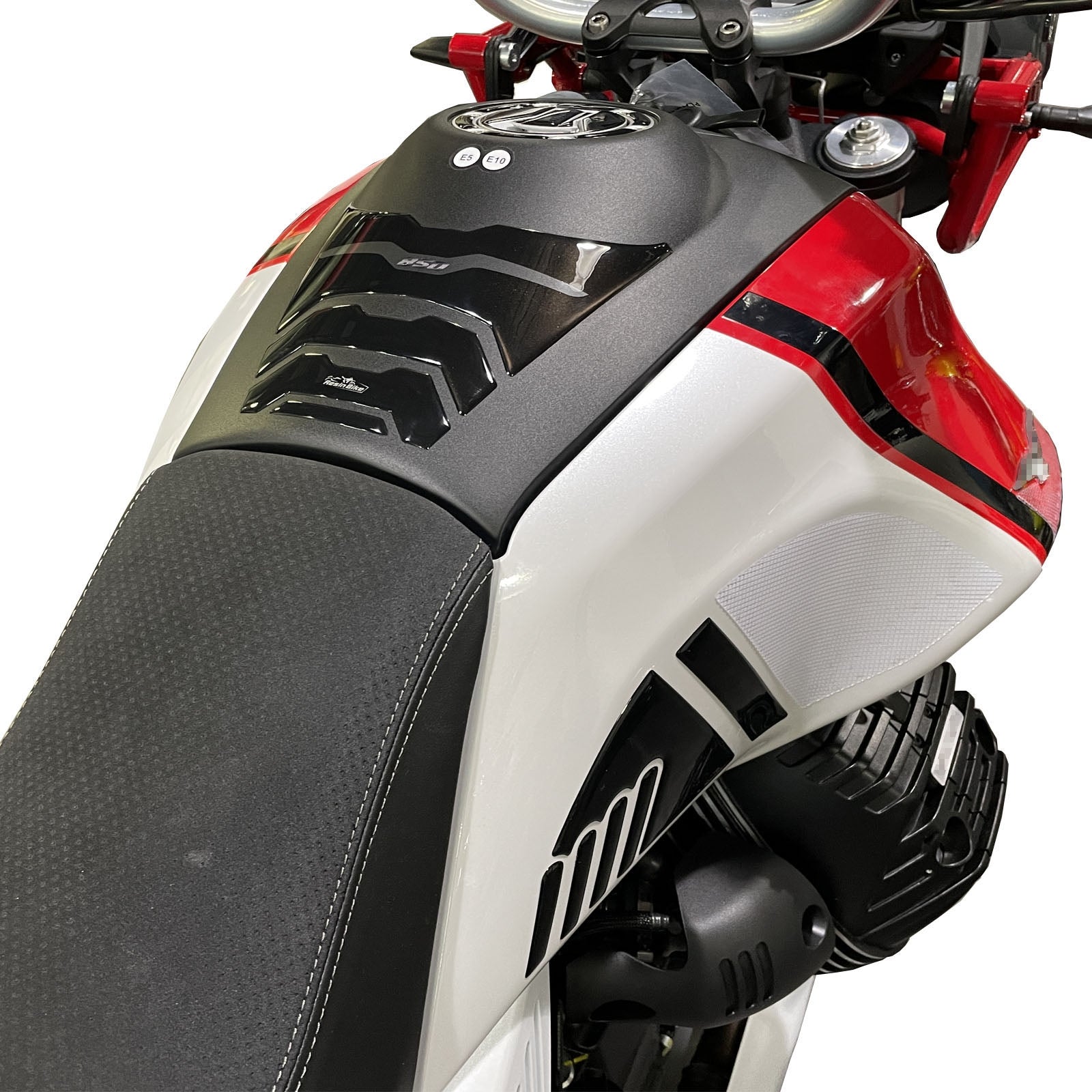 Resin Bike 3D Motorcycle Stickers - Tank Pad | Moto Guzzi V85 TT 2021>2026 -   Pyramid Motorcycle Accessories
