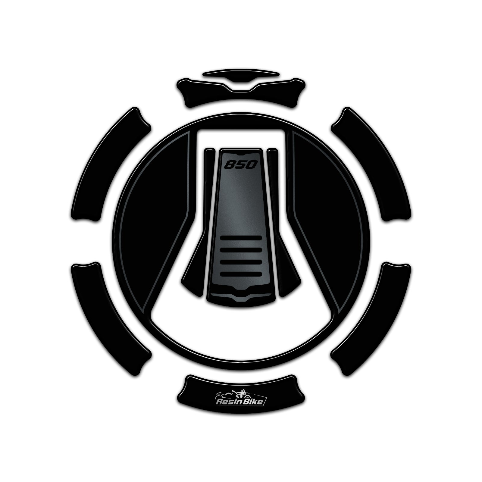 Resin Bike 3D Motorcycle Stickers - Fuel Cap | Moto Guzzi V85 TT 2021>Current -   Pyramid Motorcycle Accessories