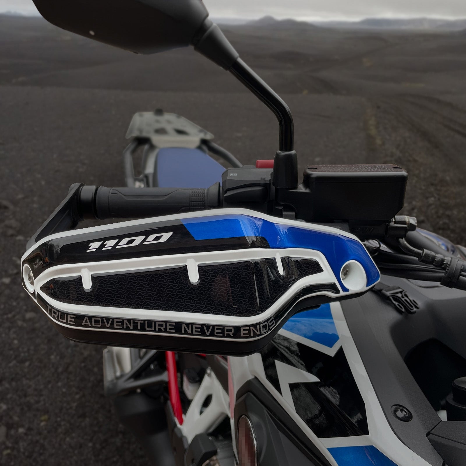 Resin Bike 3D Motorcycle Stickers - Handguards | Honda CRF 1100 L Africa Twin Adventure Sports 2020>2025 -   Pyramid Motorcycle Accessories
