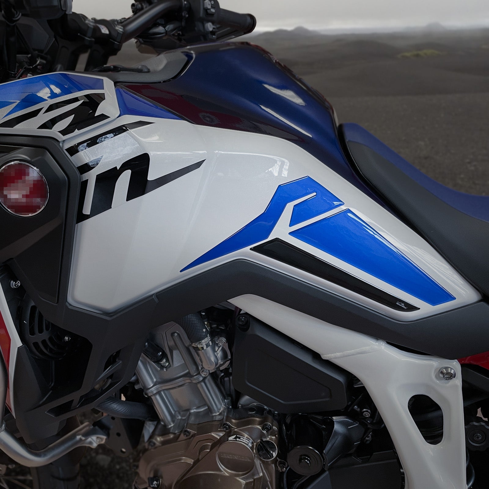 Resin Bike 3D Motorcycle Stickers - Tank Sides | Honda CRF 1100 L Africa Twin 2022>2023 -   Pyramid Motorcycle Accessories