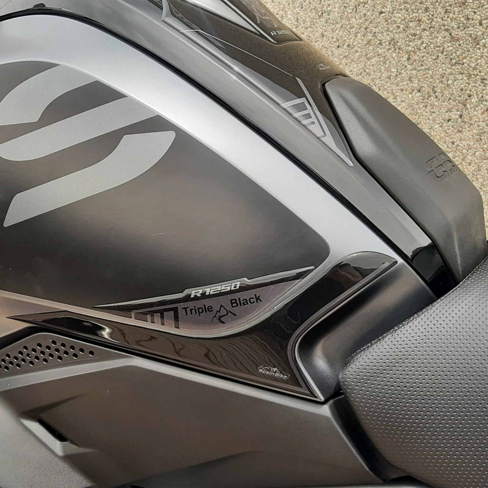 Resin Bike 3D Motorcycle Stickers - Tank Sides | BMW R 1250 GS 2021>2024 -   Pyramid Motorcycle Accessories