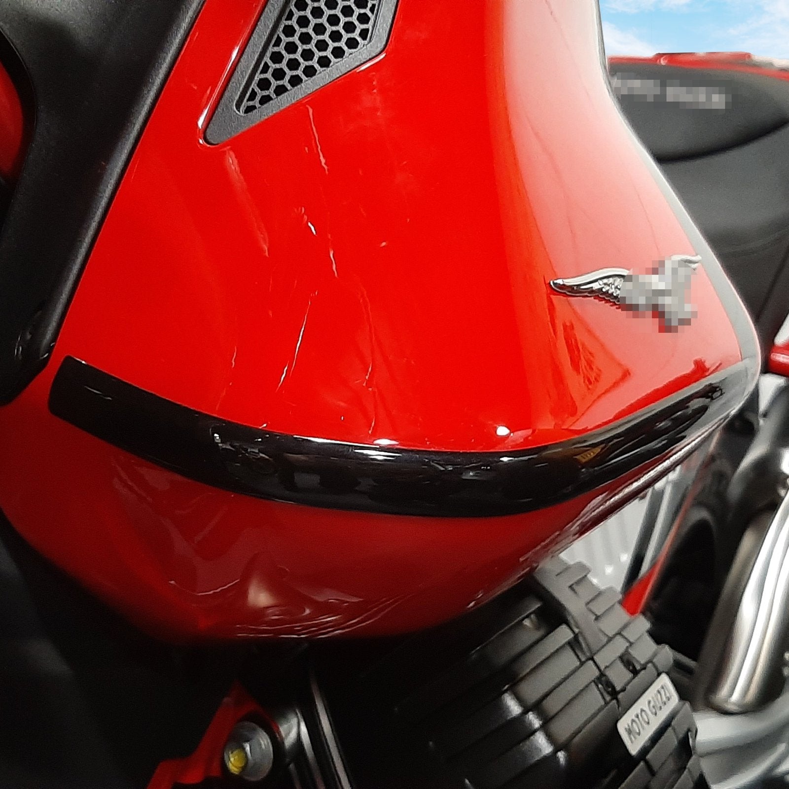 Resin Bike 3D Motorcycle Stickers - Tank Sides | Moto Guzzi V85 TT 2020>Current -   Pyramid Motorcycle Accessories