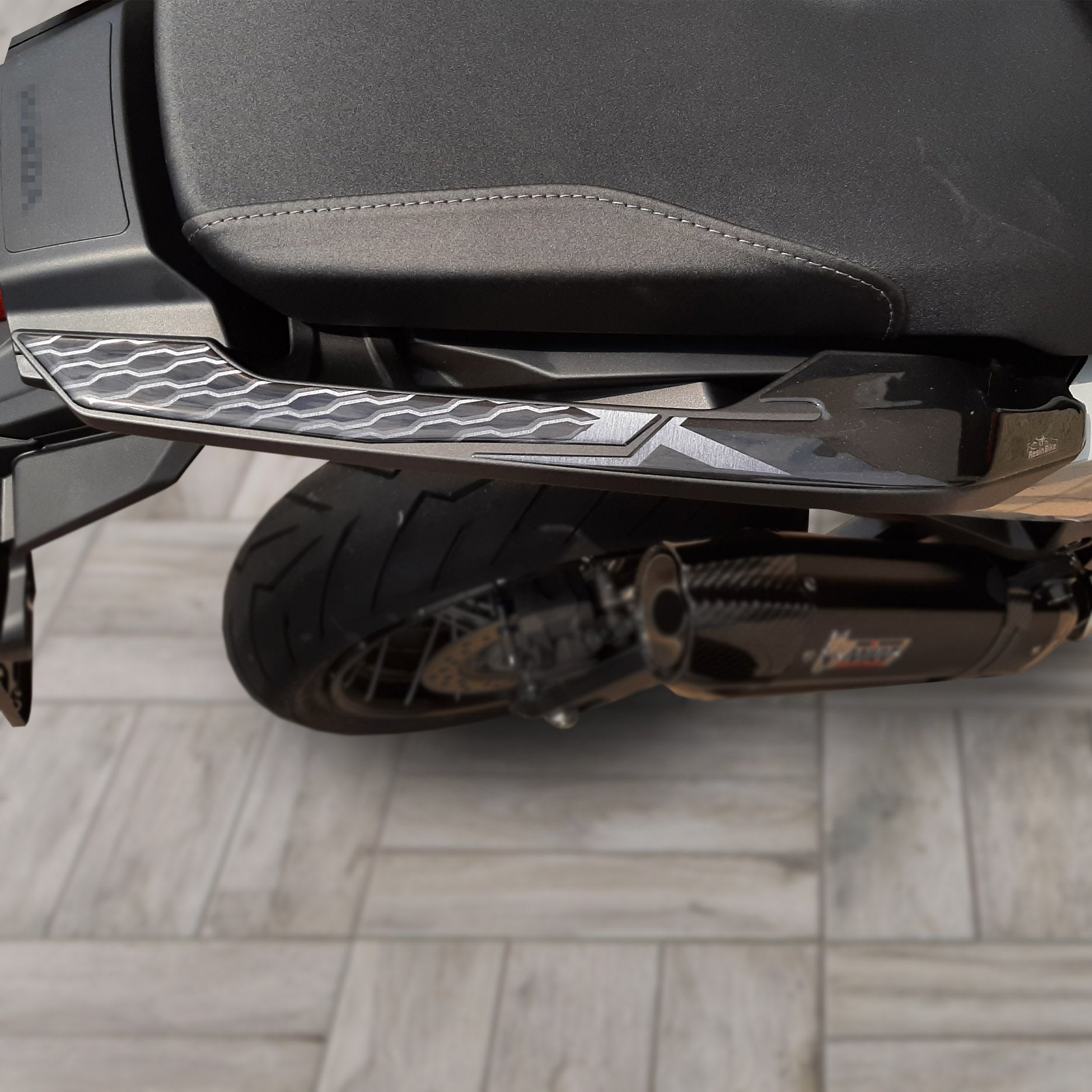 Resin Bike 3D Motorcycle Stickers - Passenger Handles | Honda X-Adv 2021>2024 -   Pyramid Motorcycle Accessories
