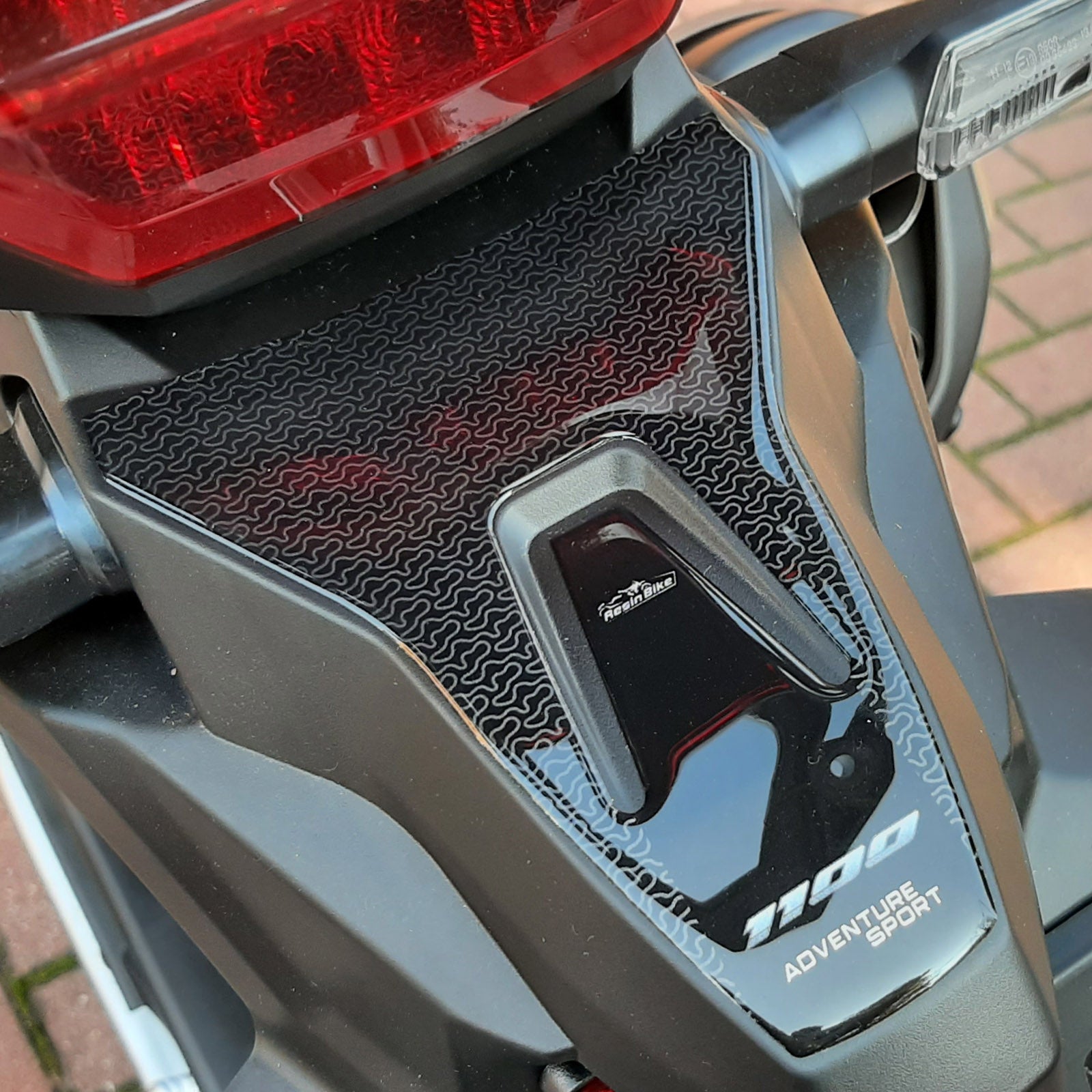 Resin Bike 3D Motorcycle Stickers - Tail Section | Honda CRF 1100 L Africa Twin Adventure Sports 2020>2021 -   Pyramid Motorcycle Accessories