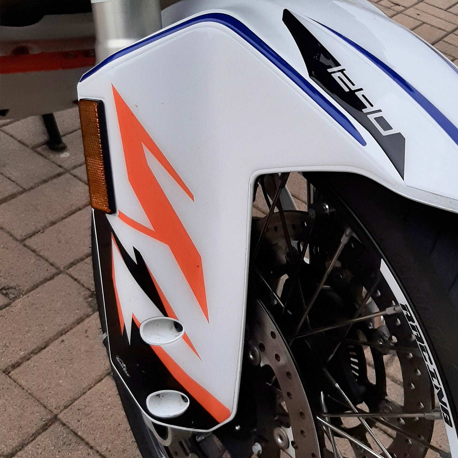 Resin Bike 3D Motorcycle Stickers - Side Panels | KTM 1290 Super Adventure R 2021>Current -   Pyramid Motorcycle Accessories