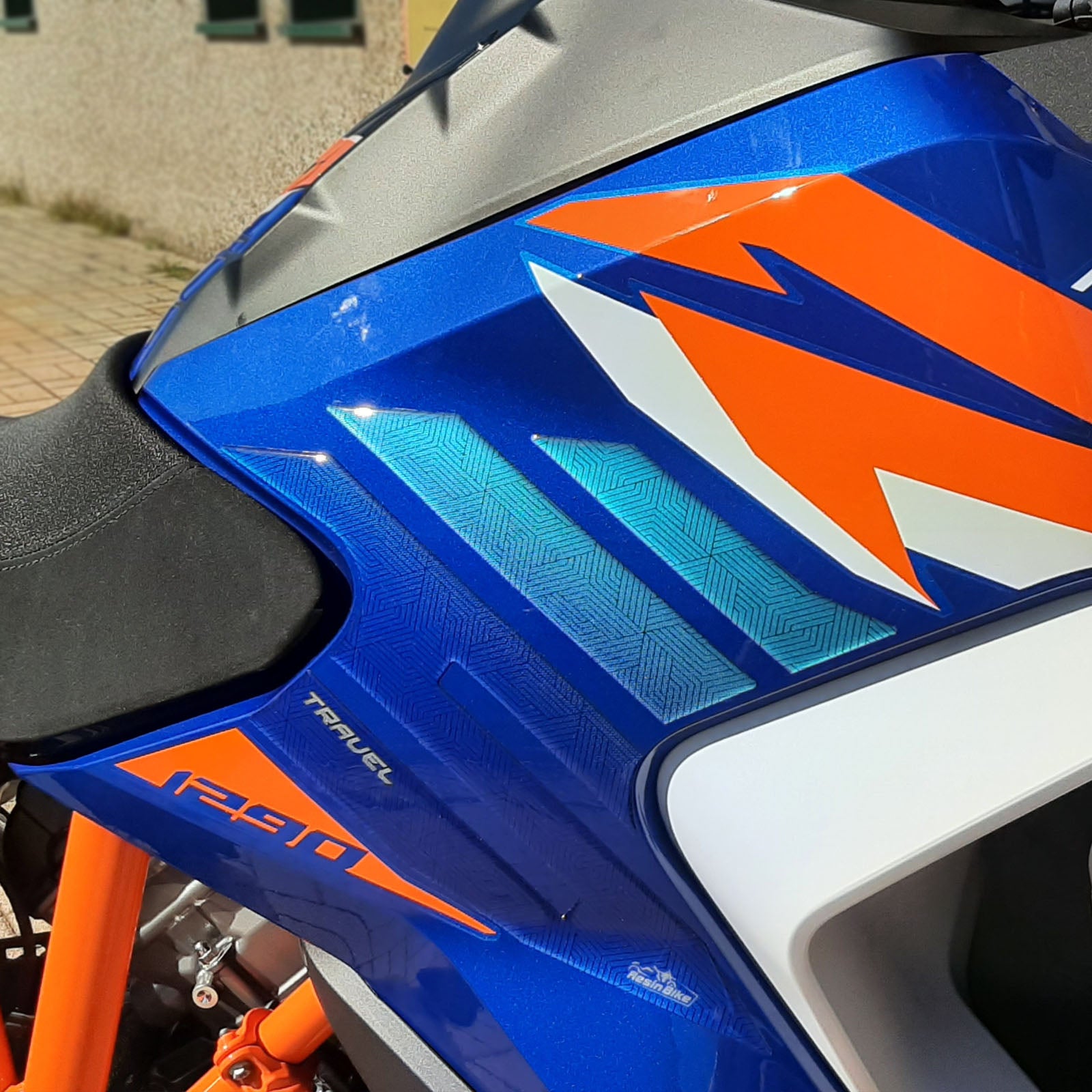 Resin Bike 3D Motorcycle Stickers - Tank Sides | KTM 1290 Super Adventure R 2021>Current -   Pyramid Motorcycle Accessories