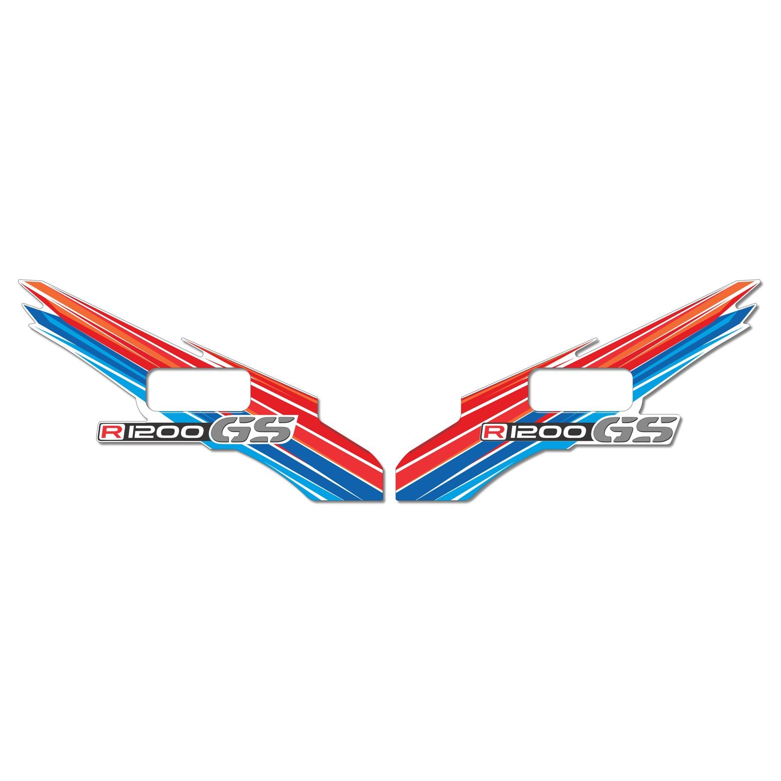 Resin Bike 3D Motorcycle Stickers - Panniers | BMW R 1200 GS 2013>2016 RB-B0583B70 -   Pyramid Motorcycle Accessories