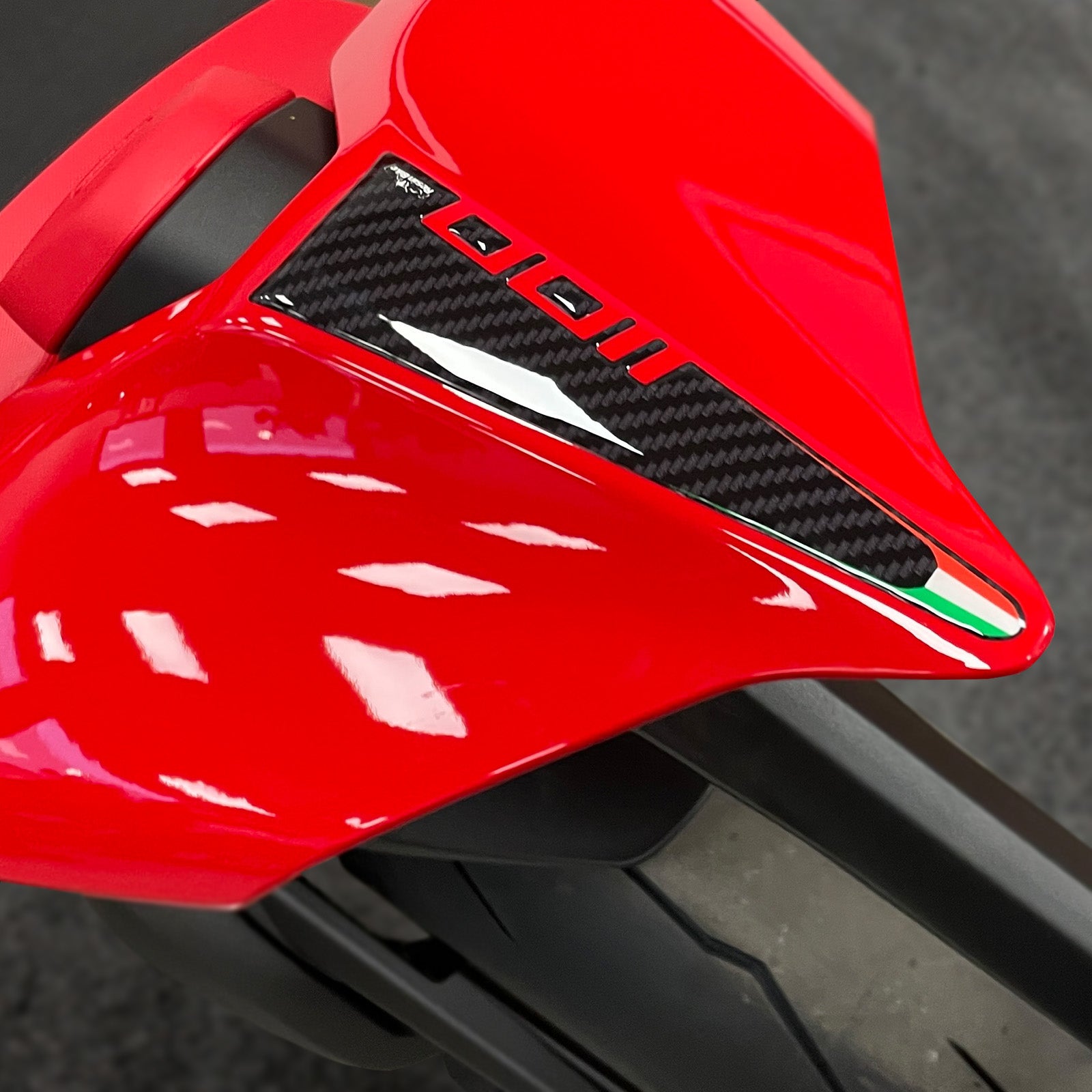 Resin Bike 3D Motorcycle Stickers - Tail Section | Ducati Panigale V4 2018>2023 -   Pyramid Motorcycle Accessories