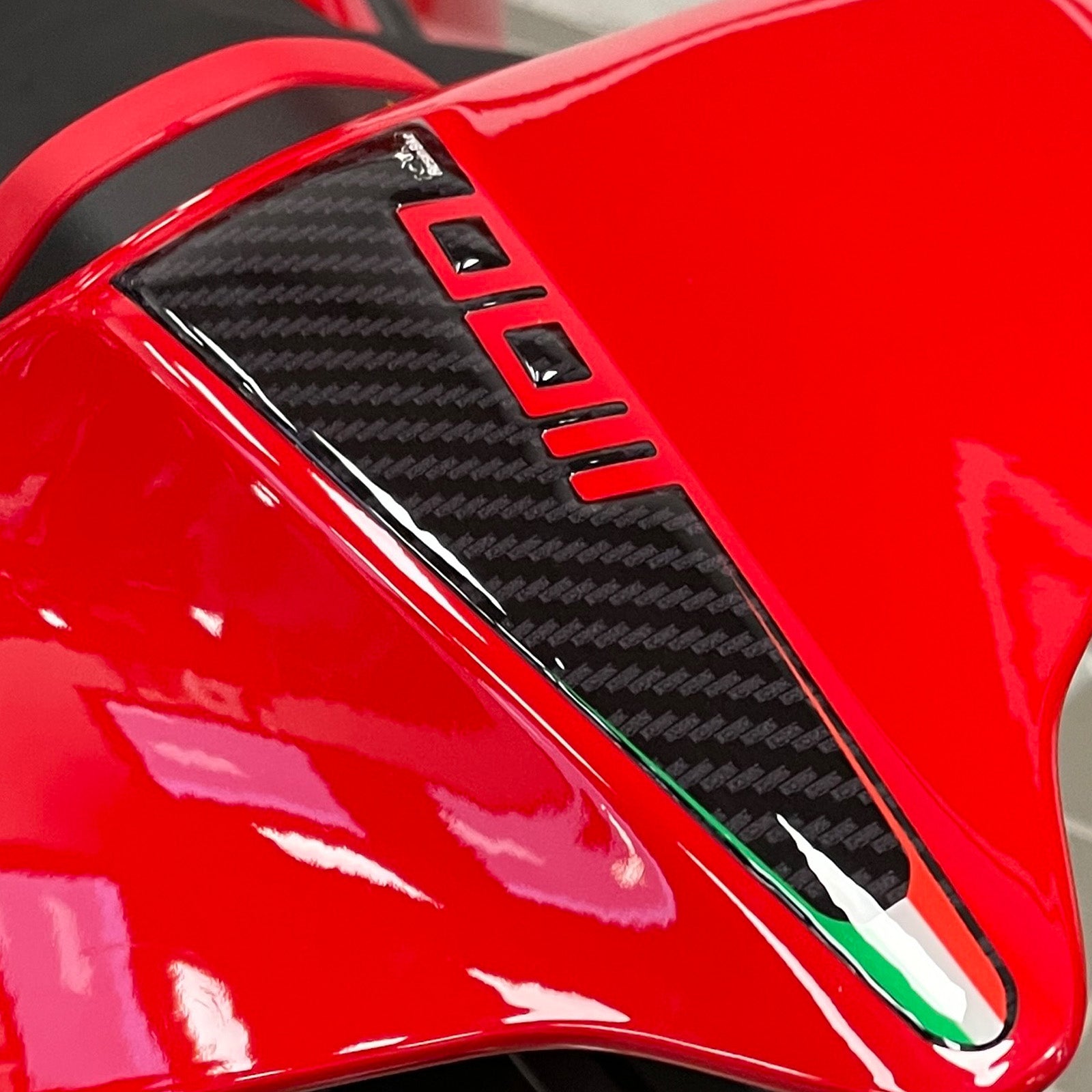 Resin Bike 3D Motorcycle Stickers - Tail Section | Ducati Panigale V4 2018>2023 -   Pyramid Motorcycle Accessories