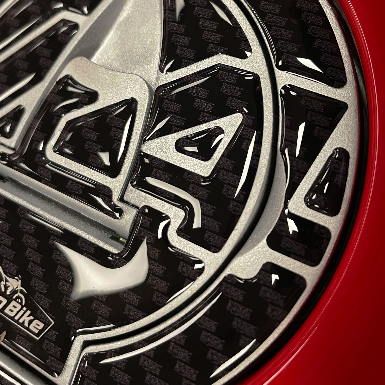 Resin Bike 3D Motorcycle Stickers - Fuel Cap | Ducati Panigale V4 2018>2022 -   Pyramid Motorcycle Accessories