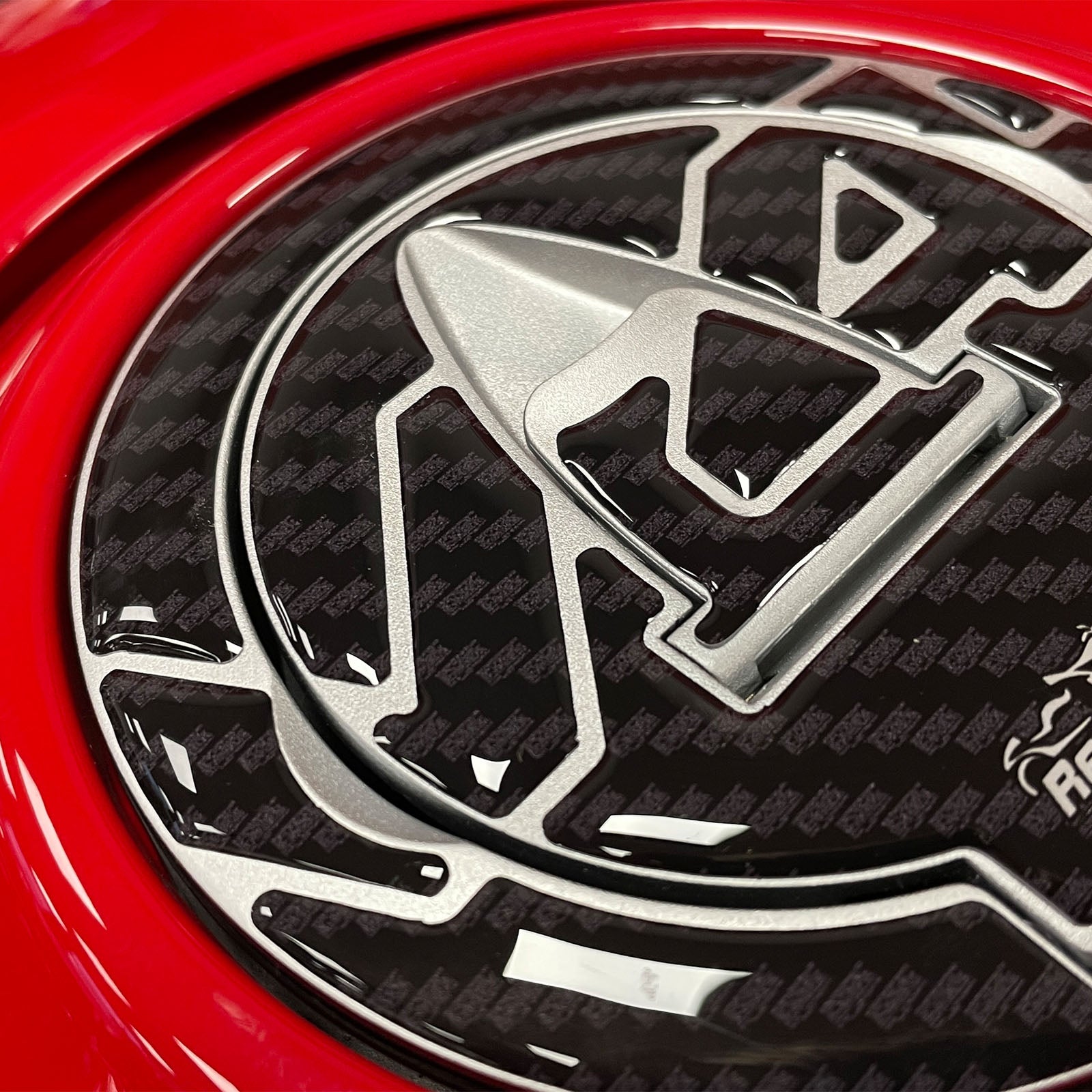 Resin Bike 3D Motorcycle Stickers - Fuel Cap | Ducati Panigale V4 2018>2022 -   Pyramid Motorcycle Accessories
