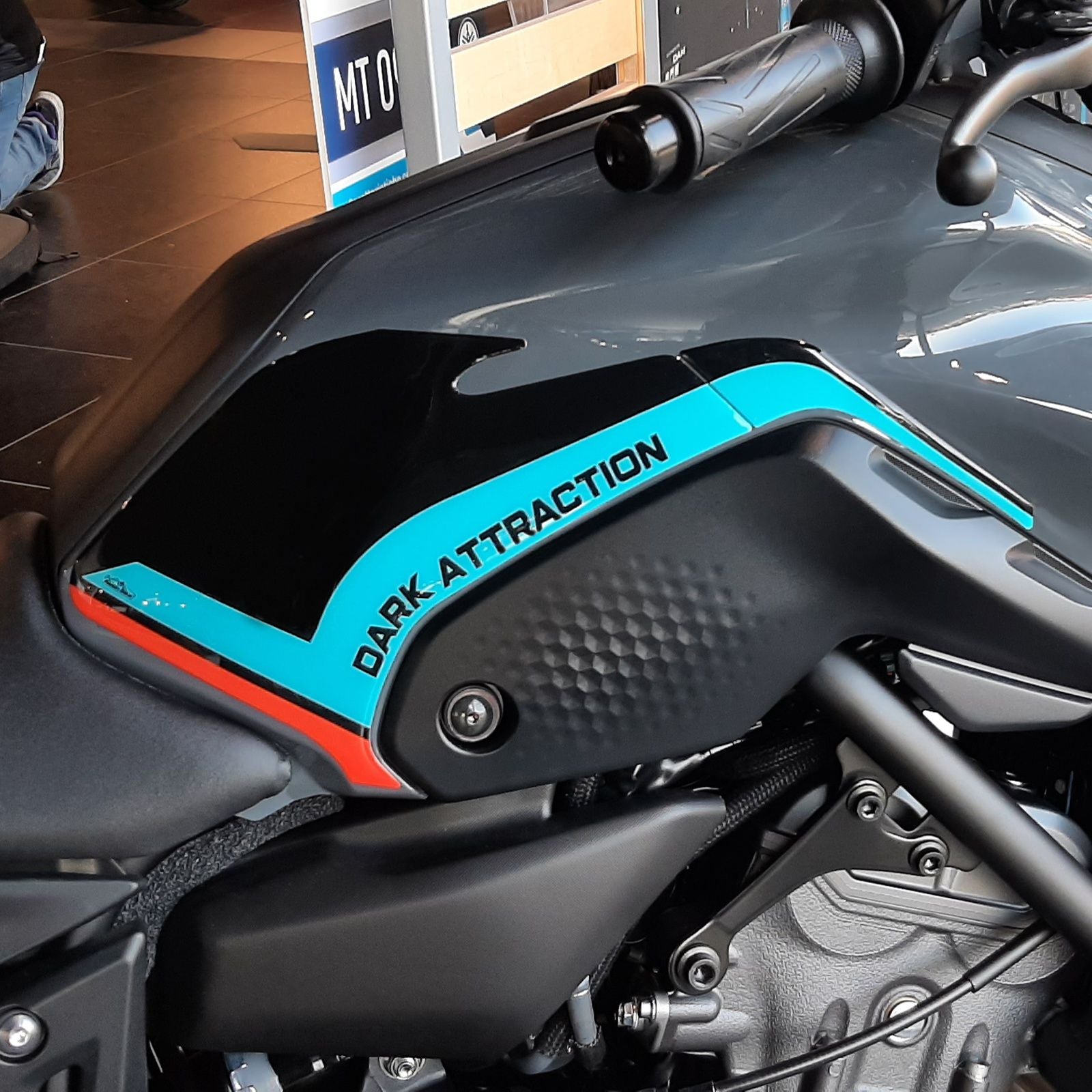 Resin Bike 3D Motorcycle Stickers - Tank Sides | Yamaha MT-07 2021>2024 RB-1000458200006 -   Pyramid Motorcycle Accessories