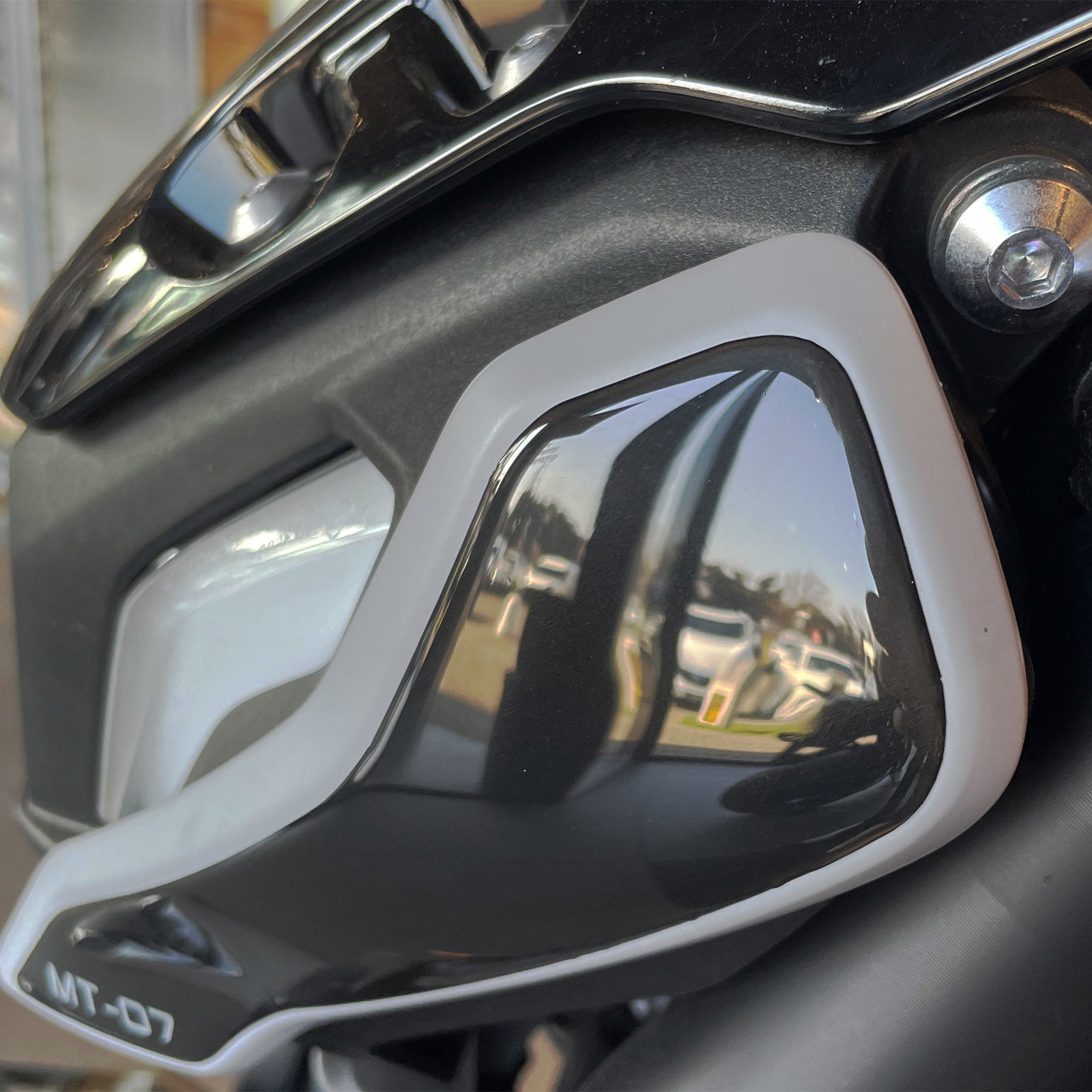 Resin Bike 3D Motorcycle Stickers - Frontal Area | Yamaha MT-07 2021>2024 -   Pyramid Motorcycle Accessories
