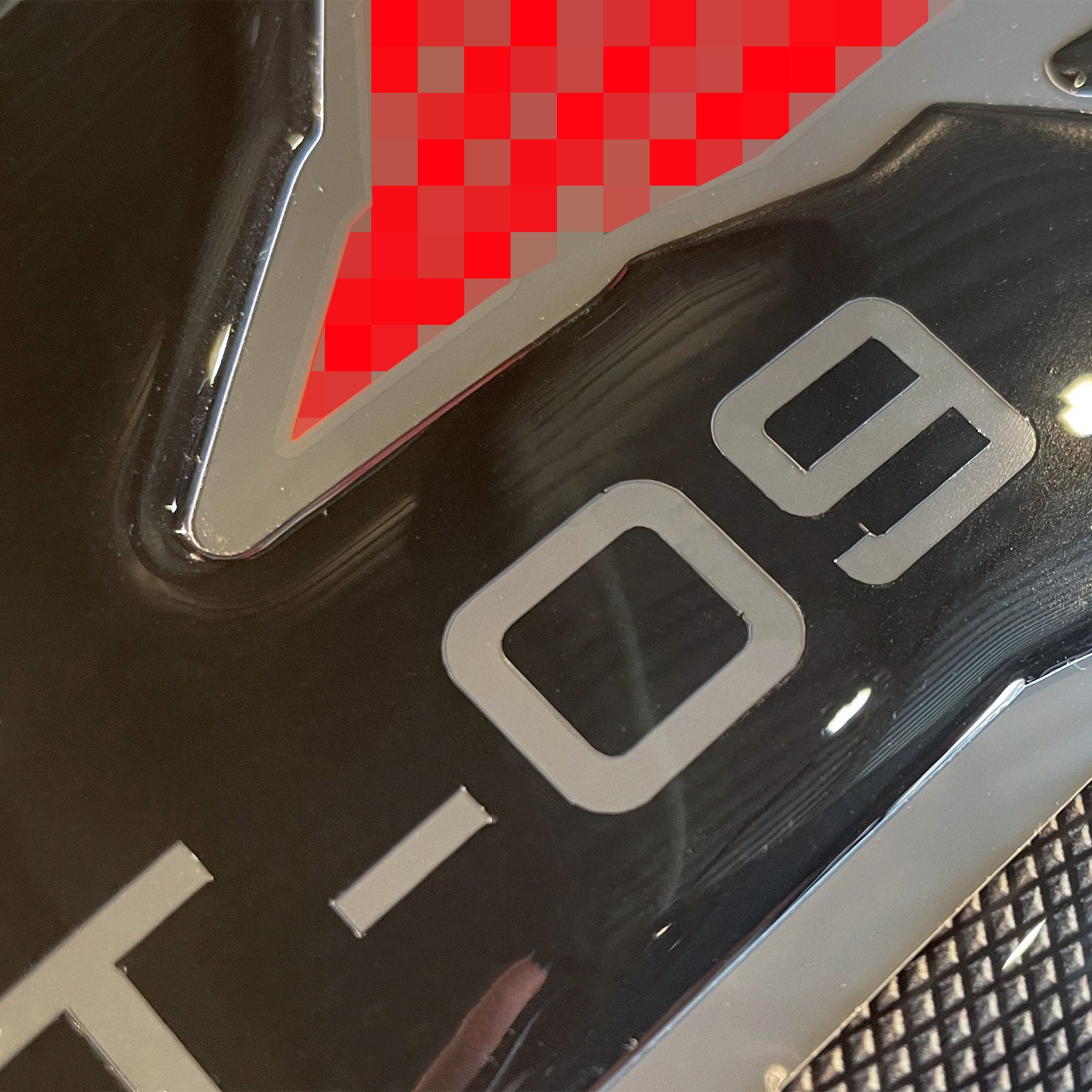 Resin Bike 3D Motorcycle Stickers - Tank Pad | Yamaha MT-09 2021>2024 -   Pyramid Motorcycle Accessories