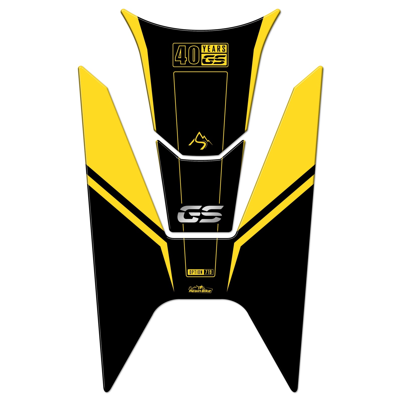 Resin Bike 3D Motorcycle Stickers - Tank Pad | BMW R 1250 GS 2021>2024 RB-1000461300007 -   Pyramid Motorcycle Accessories