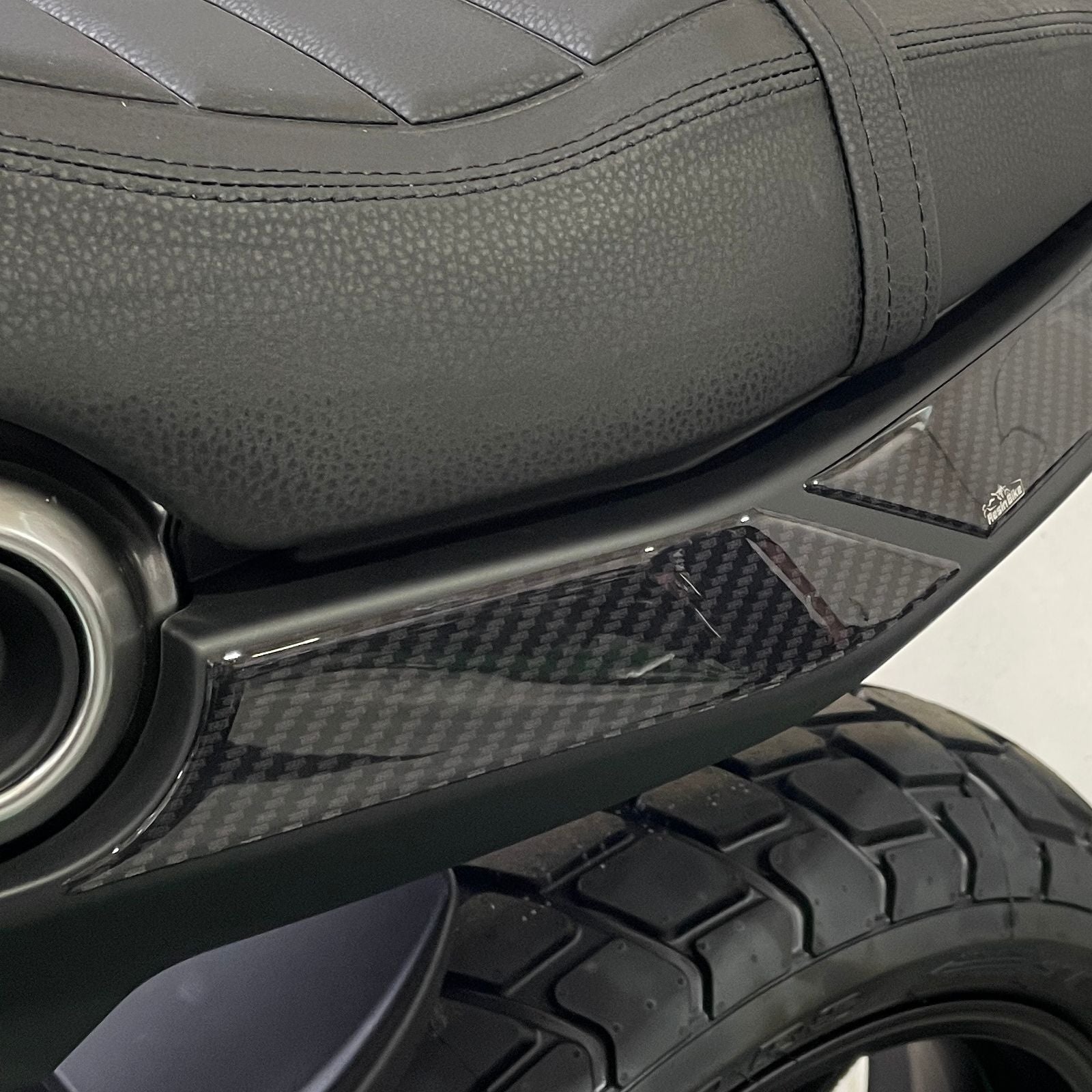 Resin Bike 3D Motorcycle Stickers - Underseat | Benelli Leoncino 800 2022>2025 -   Pyramid Motorcycle Accessories