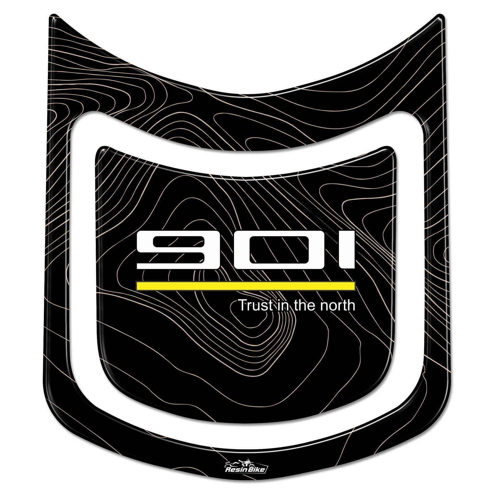 Resin Bike 3D Motorcycle Stickers - Tank Pad | Husqvarna Norden 901 2022>2024 -   Pyramid Motorcycle Accessories