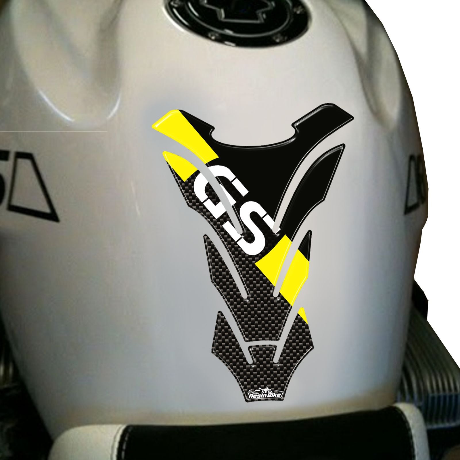 Resin Bike 3D Motorcycle Stickers - Tank Pad | BMW R 1200 GS 2012>2018 RB-B024C041 -   Pyramid Motorcycle Accessories