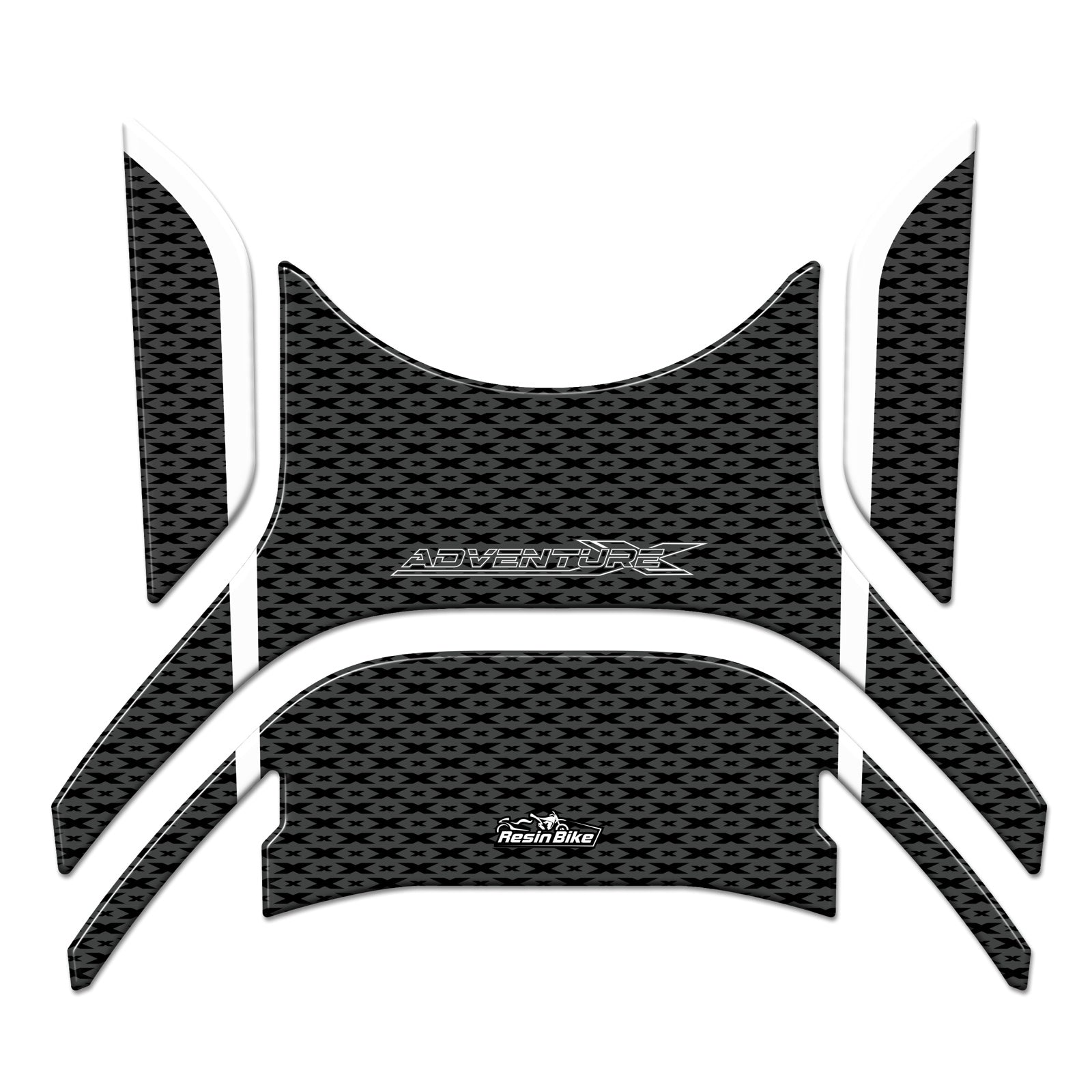 Resin Bike 3D Motorcycle Stickers - Tank Pad | Honda CB 500 X 2021>2023 RB-1000464100000 -   Pyramid Motorcycle Accessories