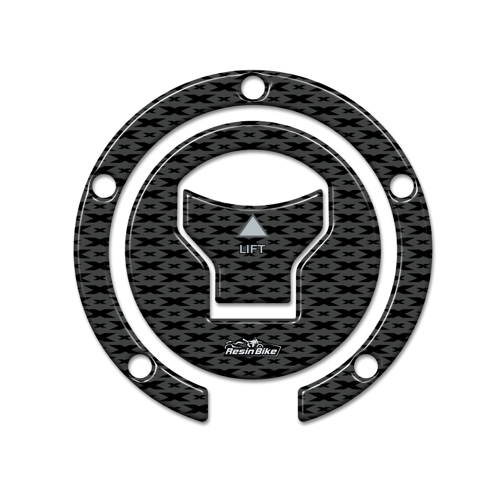 Resin Bike 3D Motorcycle Stickers - Fuel Cap | Honda CB 500 X 2022>2023 -   Pyramid Motorcycle Accessories