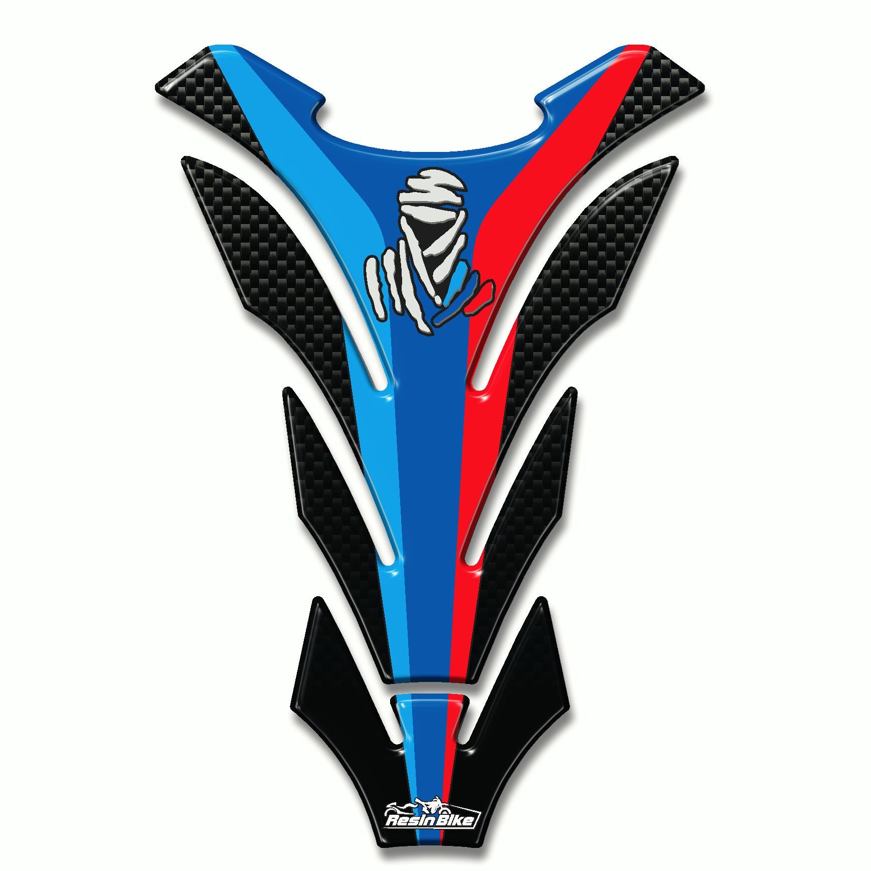 Resin Bike 3D Motorcycle Stickers - Tank Pad | Universal RB-B9280U82 -   Pyramid Motorcycle Accessories
