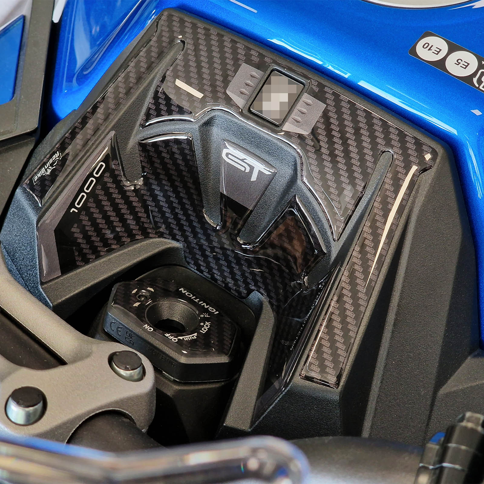 Resin Bike 3D Motorcycle Stickers - Key Area | Suzuki GSX-S1000 GT/GT+ 2022>2025 -   Pyramid Motorcycle Accessories