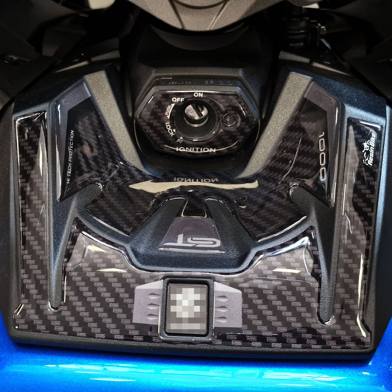 Resin Bike 3D Motorcycle Stickers - Key Area | Suzuki GSX-S1000 GT/GT+ 2022>2025 -   Pyramid Motorcycle Accessories