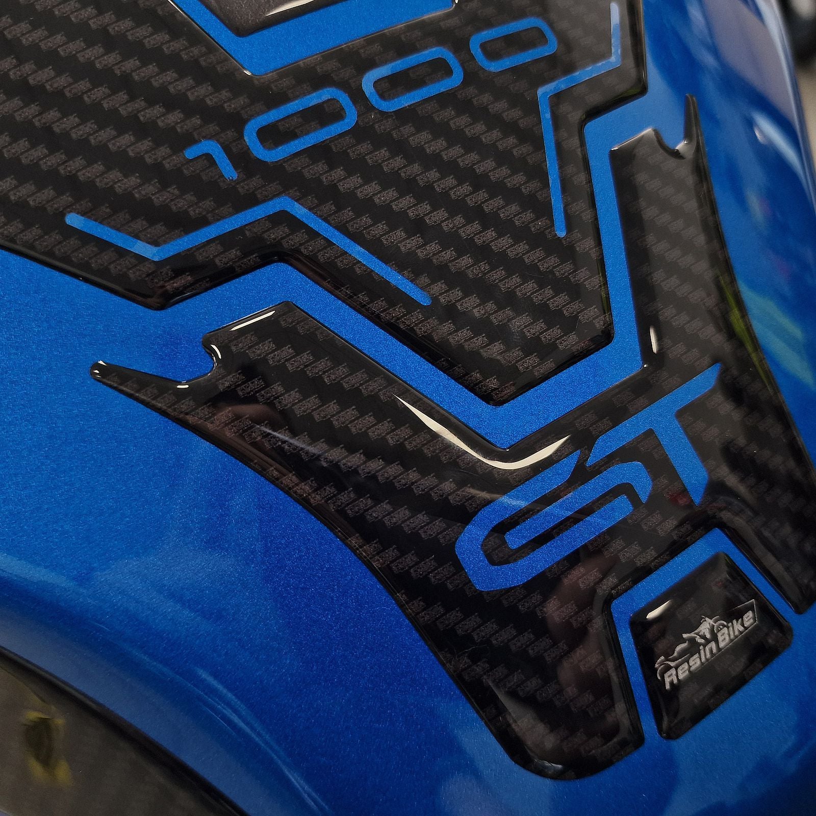 Resin Bike 3D Motorcycle Stickers - Tank Pad | Suzuki GSX-S1000 GT/GT+ 2022>2025 -   Pyramid Motorcycle Accessories