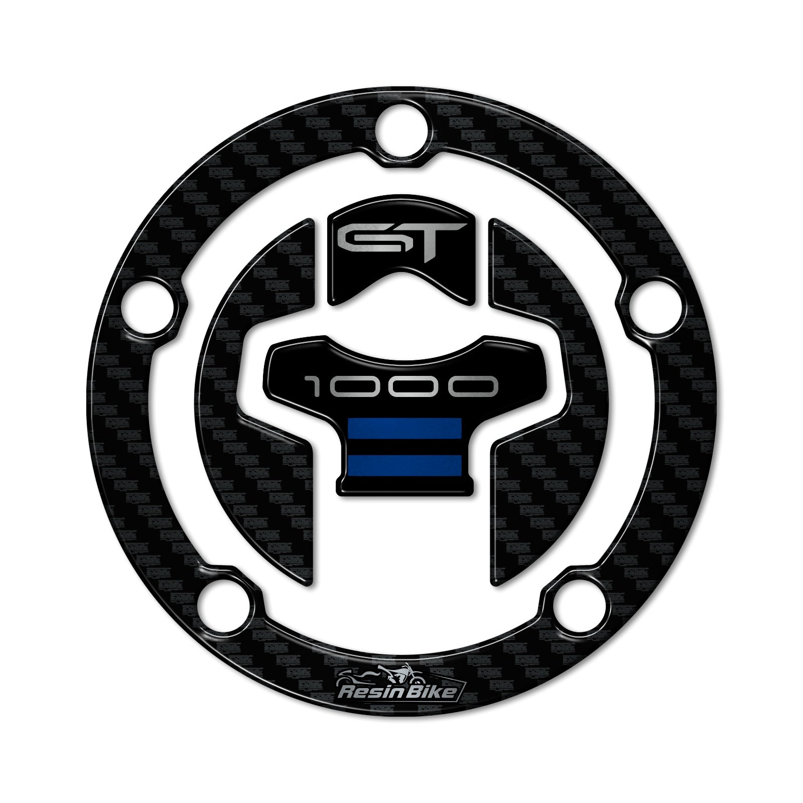 Resin Bike 3D Motorcycle Stickers - Fuel Cap | Suzuki GSX-S1000 GT/GT+ 2022>2025 -   Pyramid Motorcycle Accessories