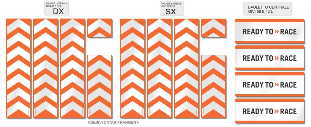 Resin Bike 3D Motorcycle Stickers - Panniers | KTM 1050 Adventure 2020>2021 RB-B248K395 -   Pyramid Motorcycle Accessories