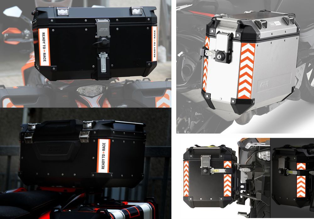 Resin Bike 3D Motorcycle Stickers - Panniers | KTM 1050 Adventure 2020>2021 RB-B248K395 -   Pyramid Motorcycle Accessories