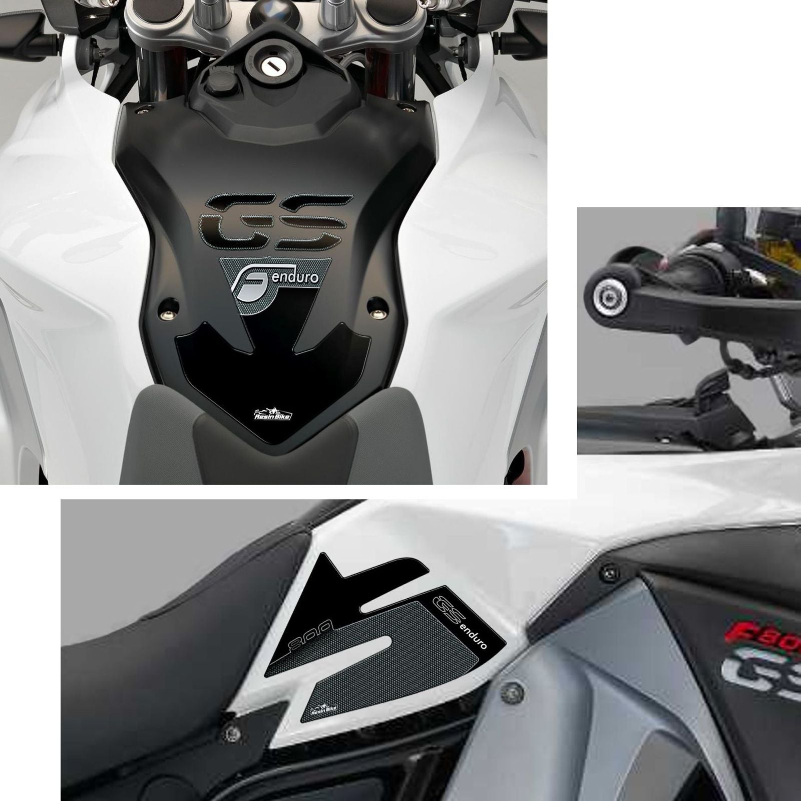 Resin Bike 3D Motorcycle Stickers - Tank Kit | BMW F 800 GS 2013>2018 -   Pyramid Motorcycle Accessories