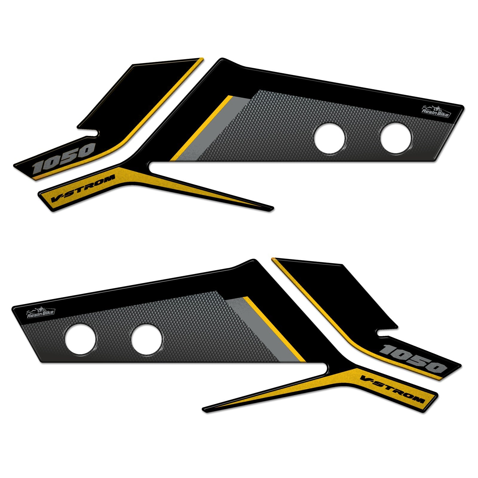 Resin Bike 3D Motorcycle Stickers - Handguards | Suzuki V-Strom 1050 / 1050XT 2020>2023 RB-1000466700000 -   Pyramid Motorcycle Accessories