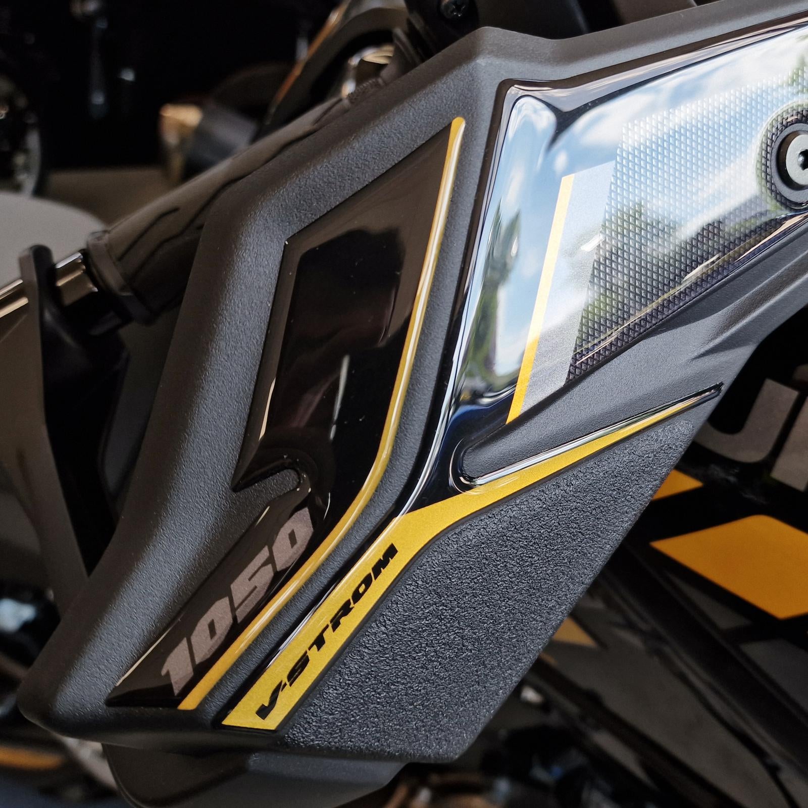 Resin Bike 3D Motorcycle Stickers - Handguards | Suzuki V-Strom 1050 / 1050XT 2020>2023 RB-1000466700000 -   Pyramid Motorcycle Accessories